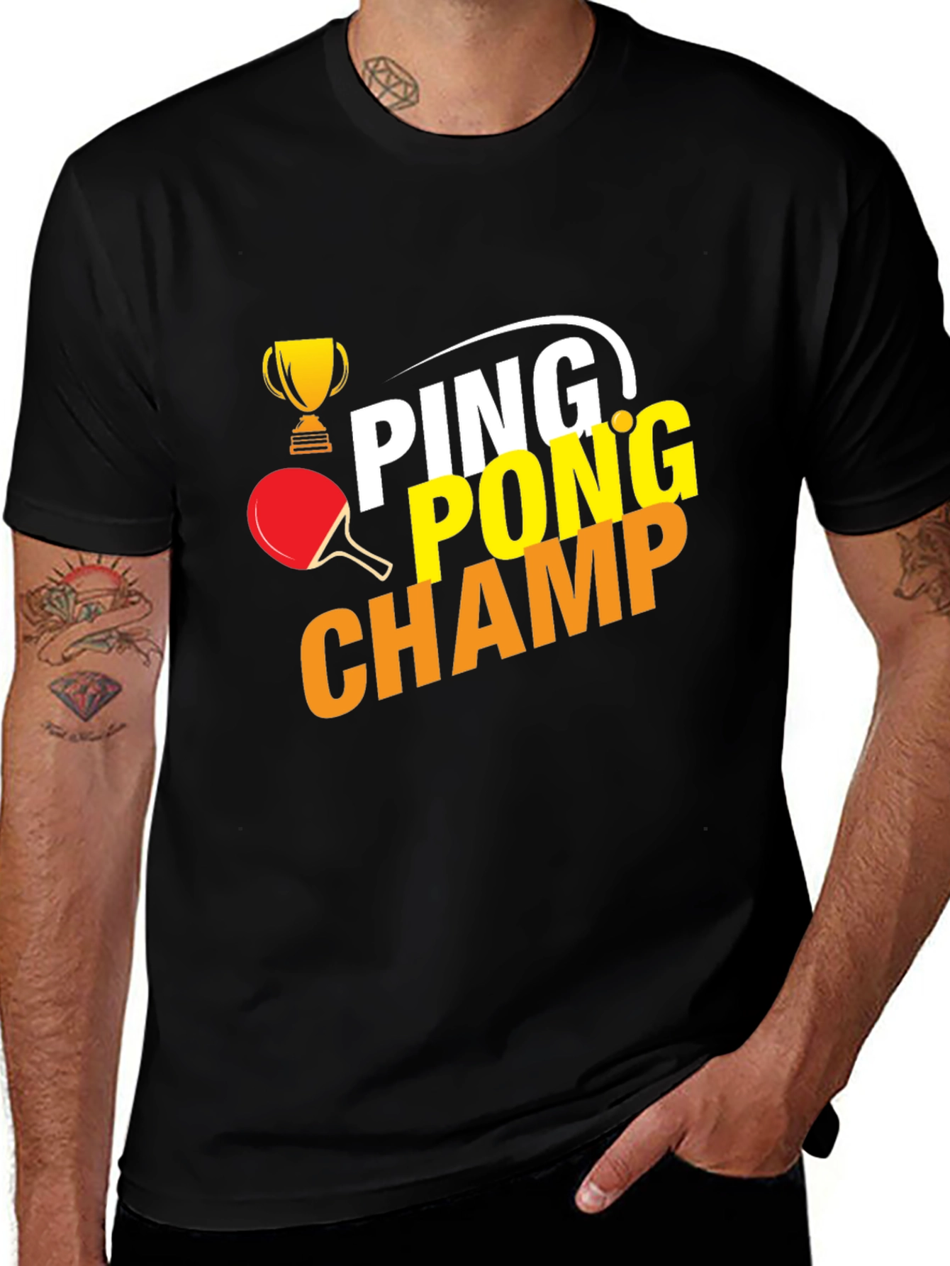 Variant 19 of Ping Pong Champ Graphic Tee
