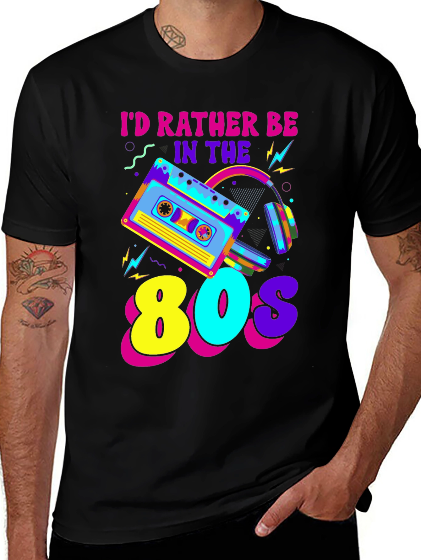 Variant 24 of I'd Rather Be In The 80s Retro T-Shirt