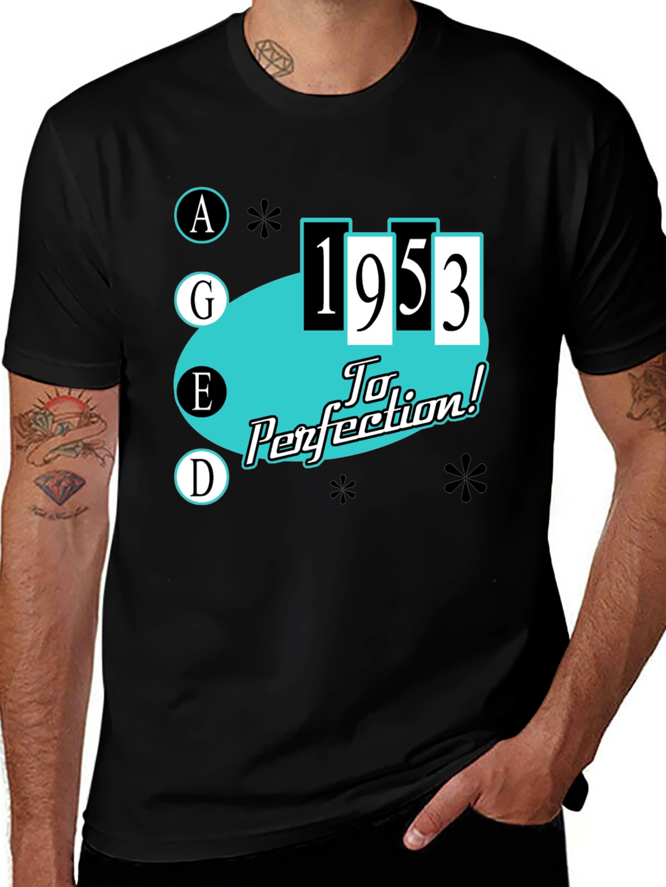Variant 5 of Aged To Perfection 1953 T-Shirt