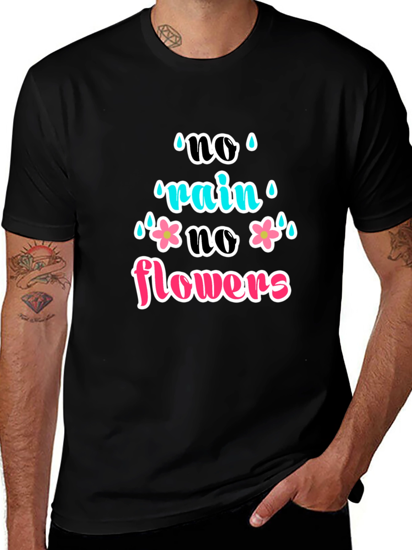 Variant 29 of No Rain No Flowers Graphic Tee