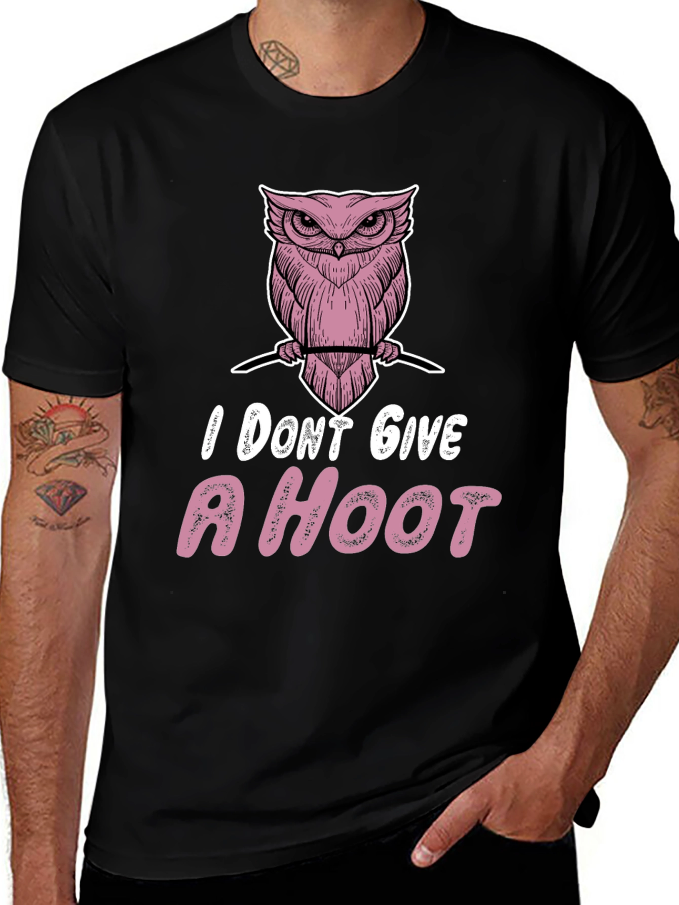 Variant 8 of I Don't Give a Hoot Owl Graphic Tee