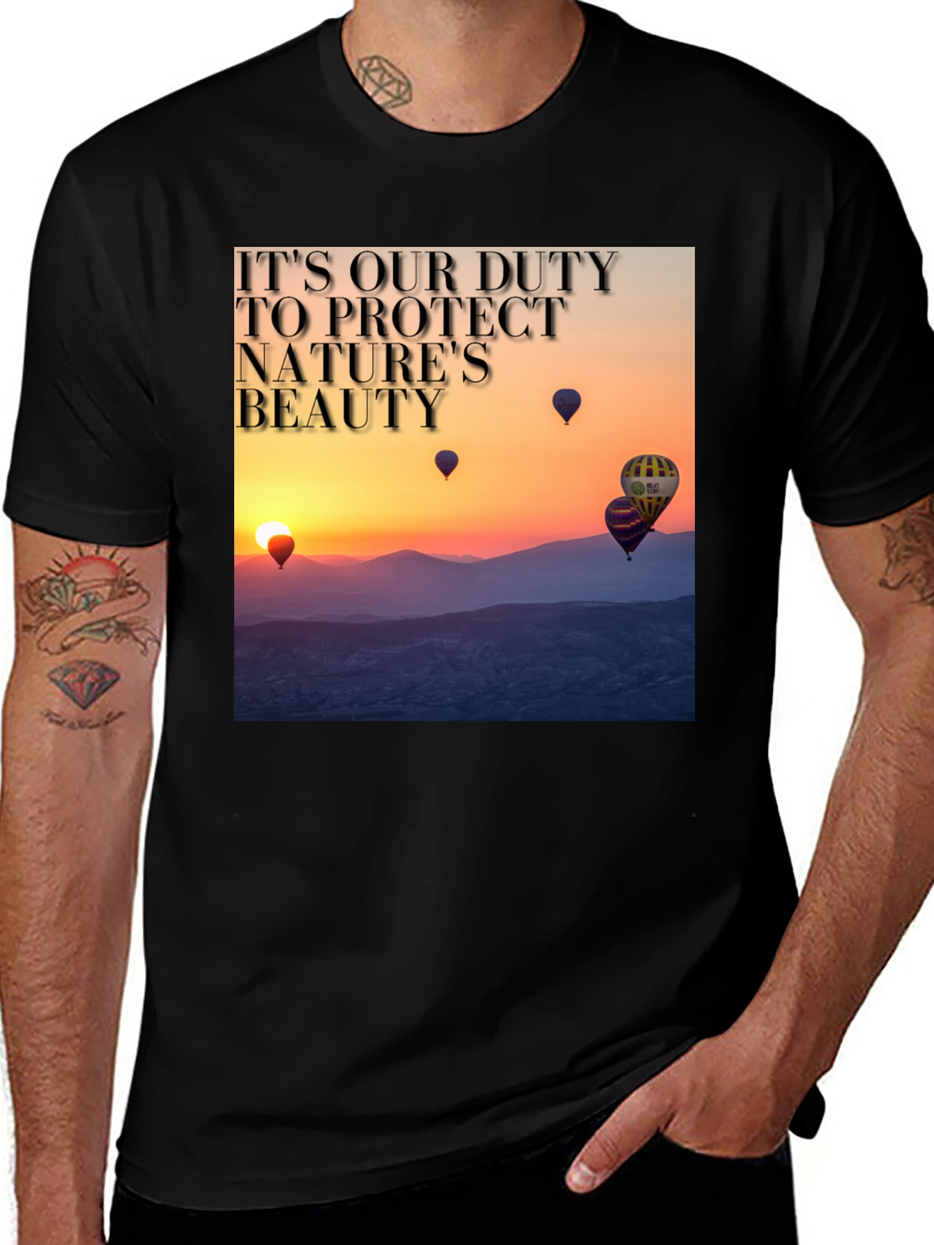 Variant 19 of Nature's Beauty T-Shirt - Protect Our Duty