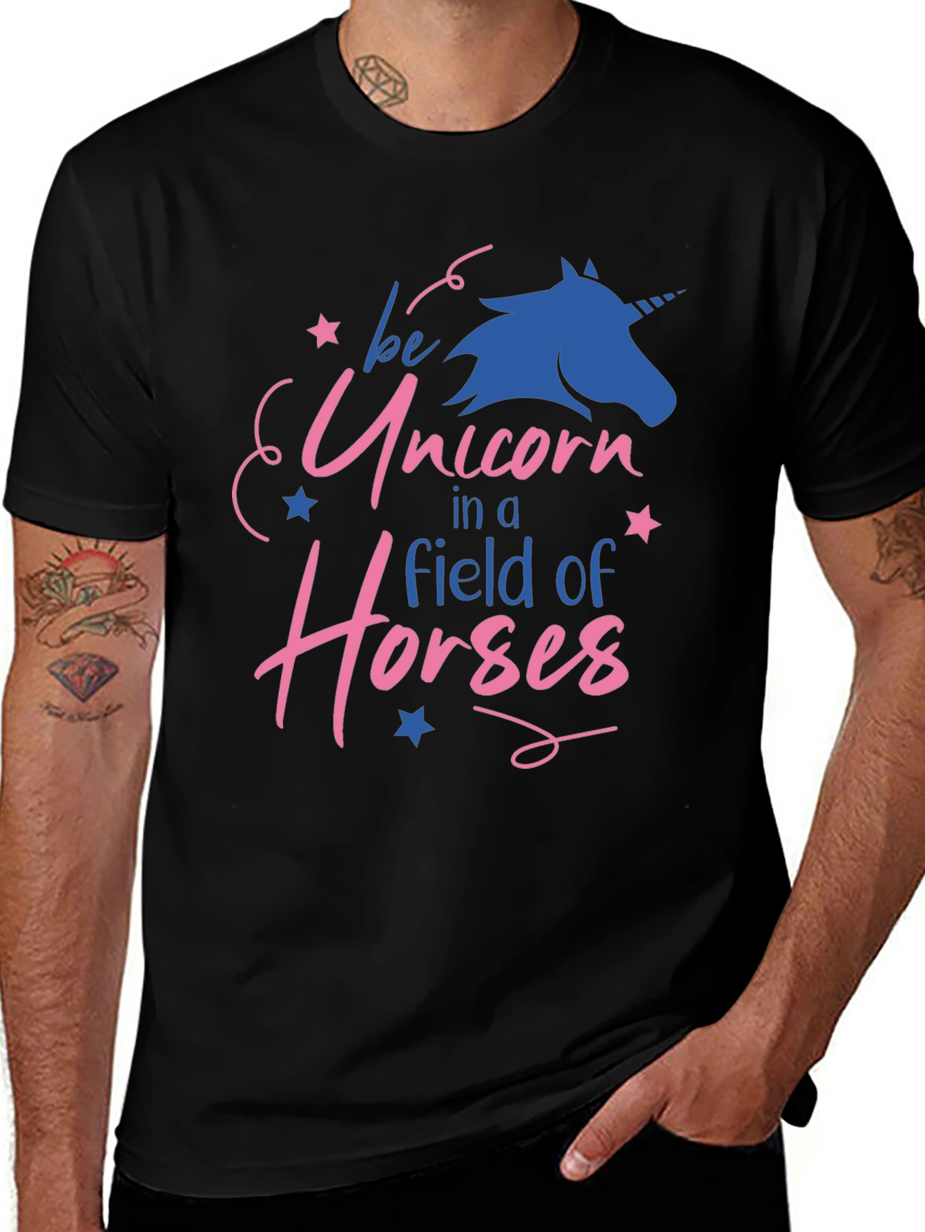Variant 27 of Be a Unicorn T-Shirt - Quirky Graphic Tee