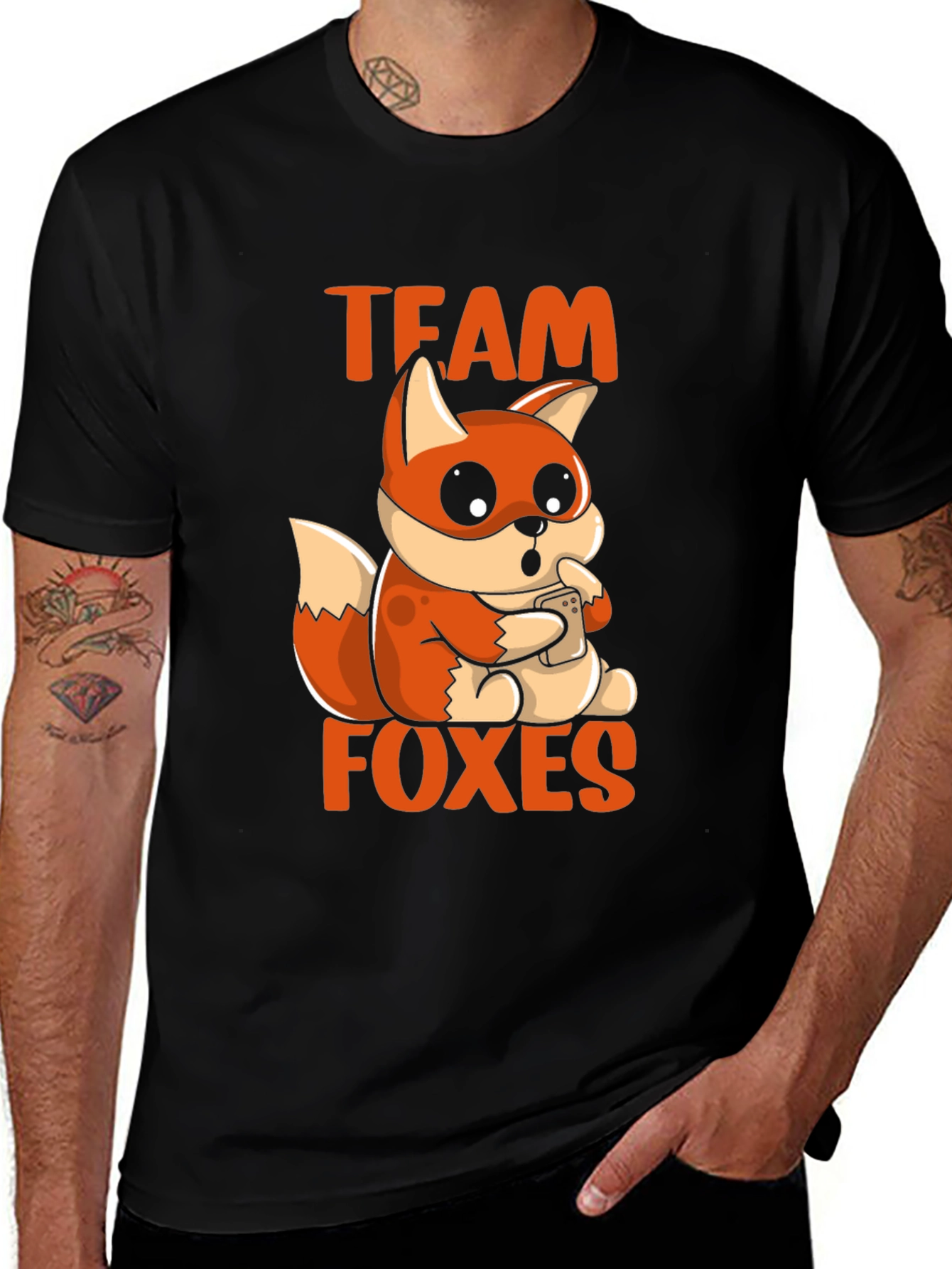 Variant 5 of Team Foxes Cute Cartoon T-Shirt
