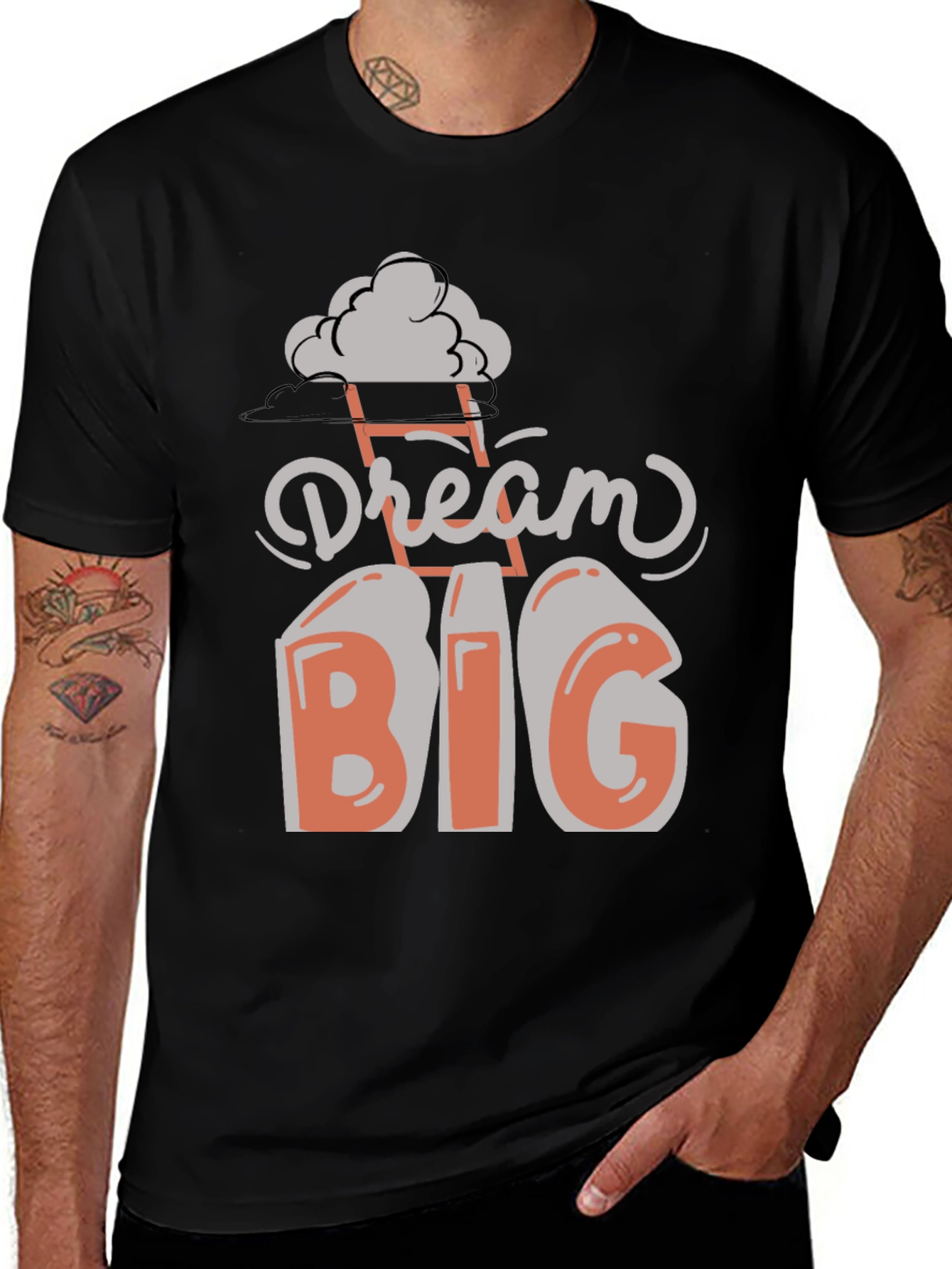 Variant 12 of Dream Big Graphic Tee - Inspiring Design