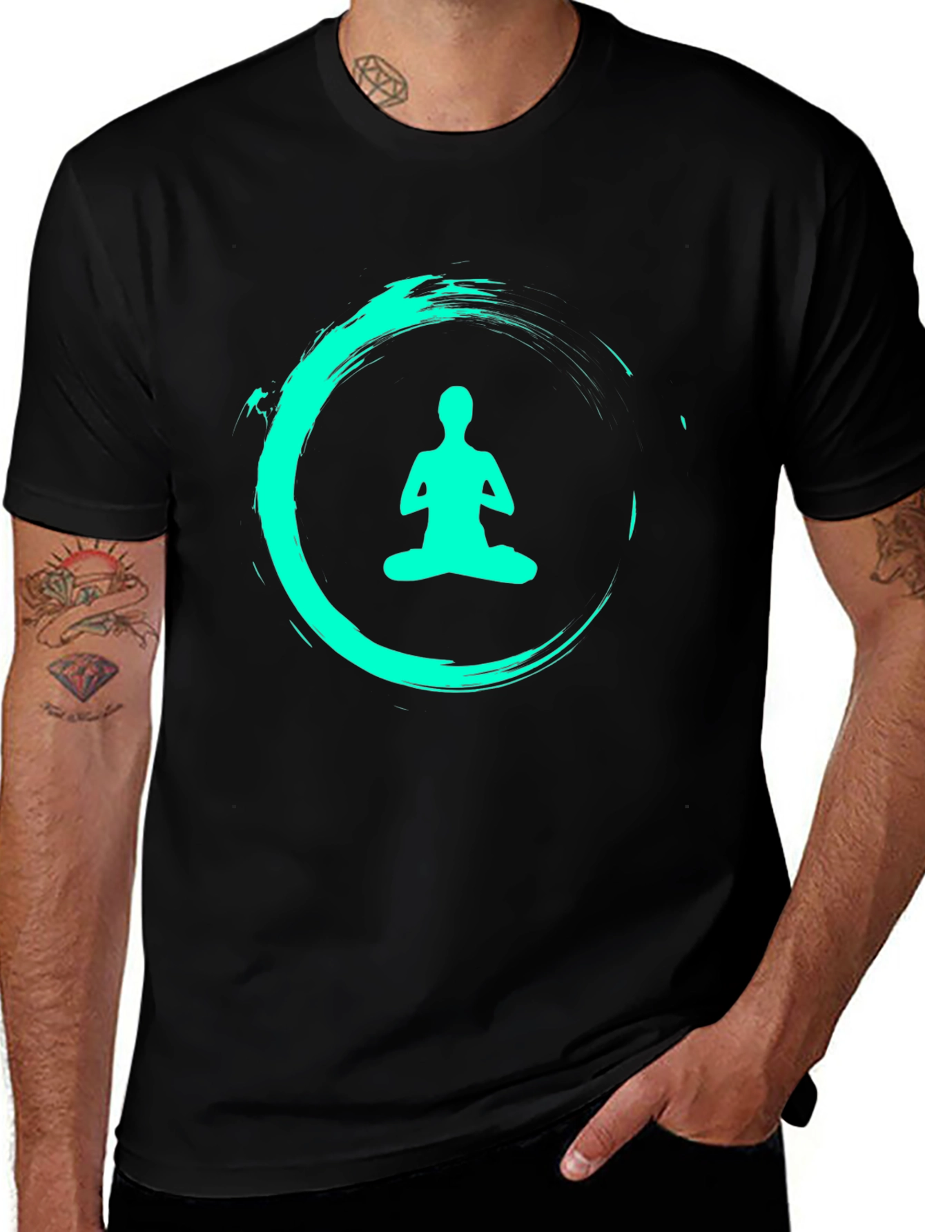 Variant 28 of Zen Meditation T-Shirt: Embrace Inner Peace