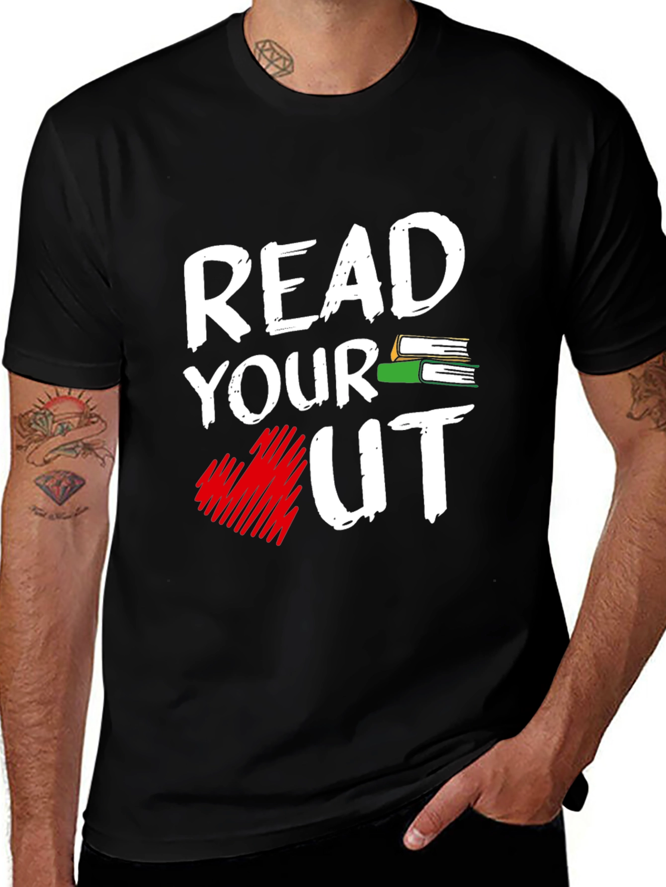 Variant 21 of Read Your Heart Out Graphic Tee