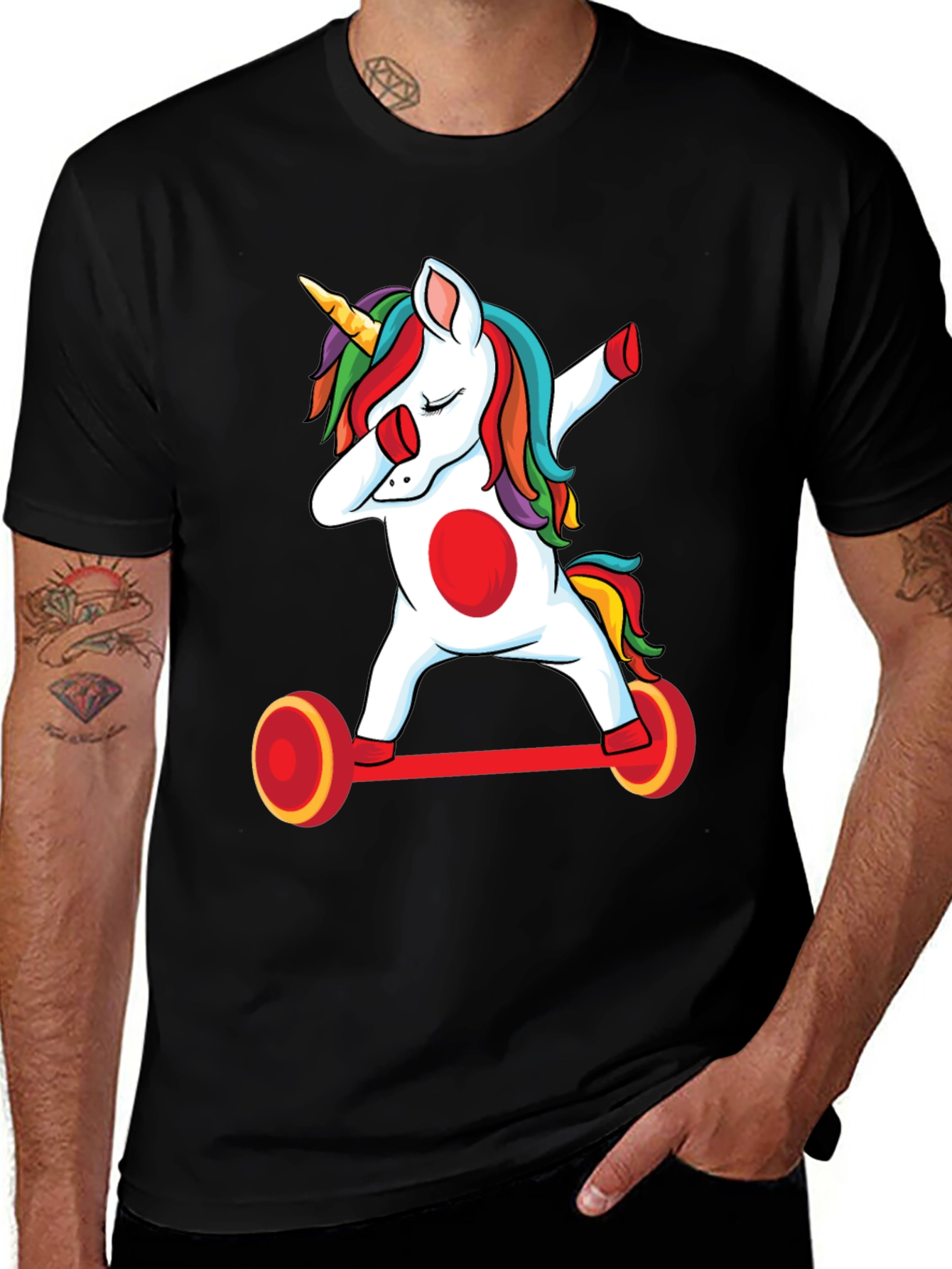 Variant 30 of Dabbing Unicorn T-Shirt - Cool Graphic Tee