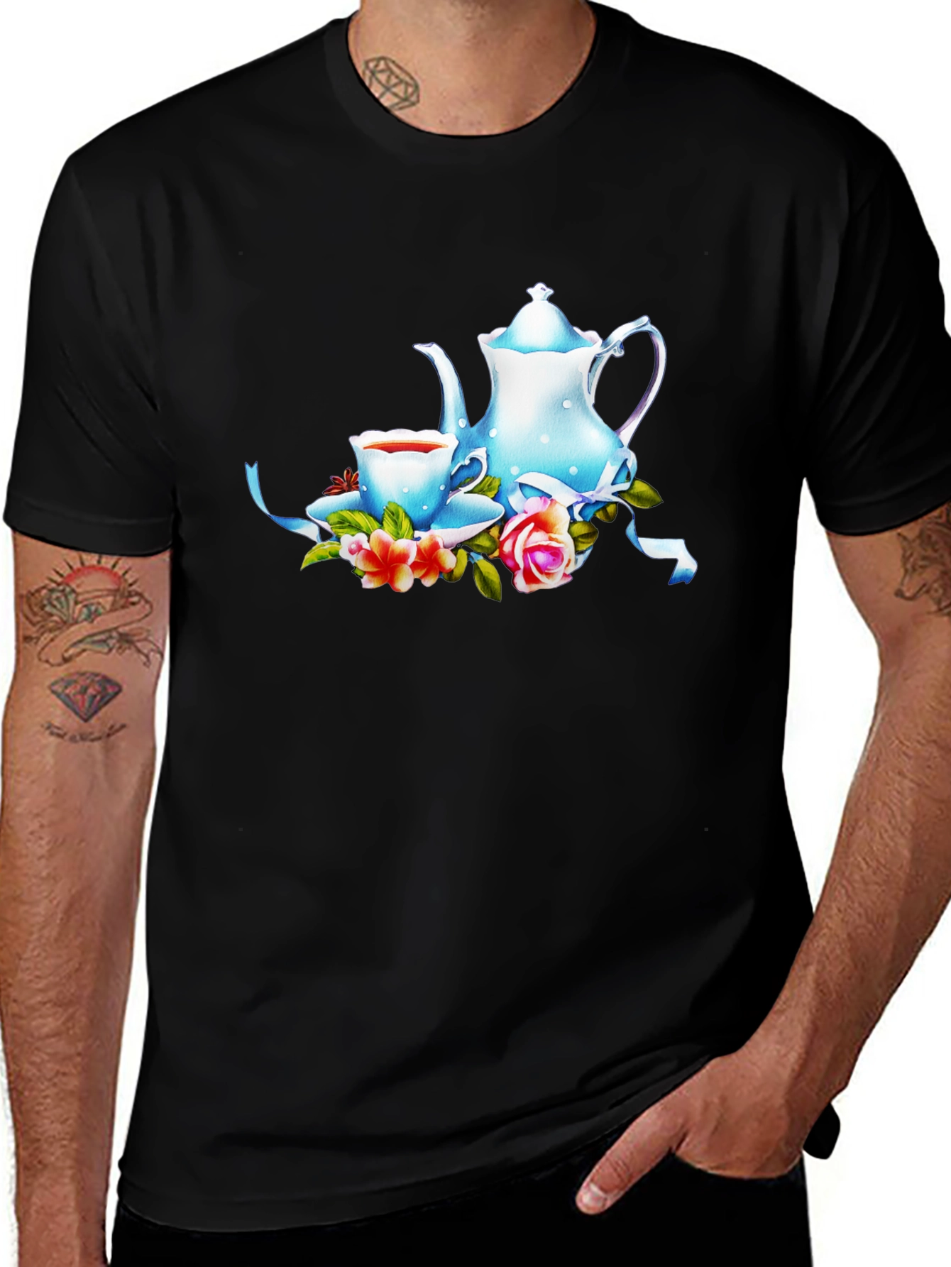 Variant 12 of Tea Time Graphic T-Shirt
