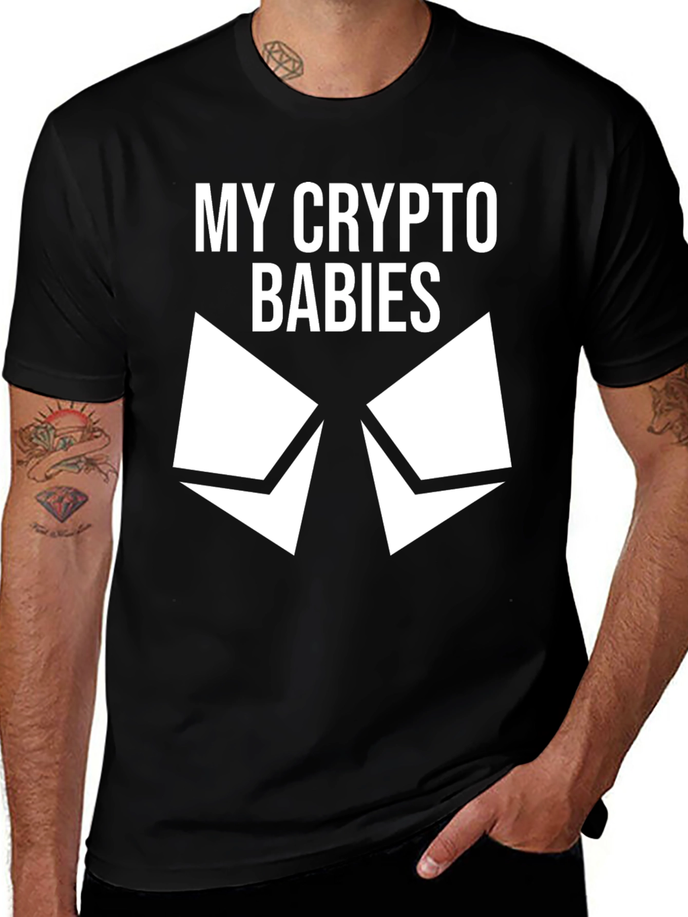 Variant 20 of My Crypto Babies Black T-Shirt