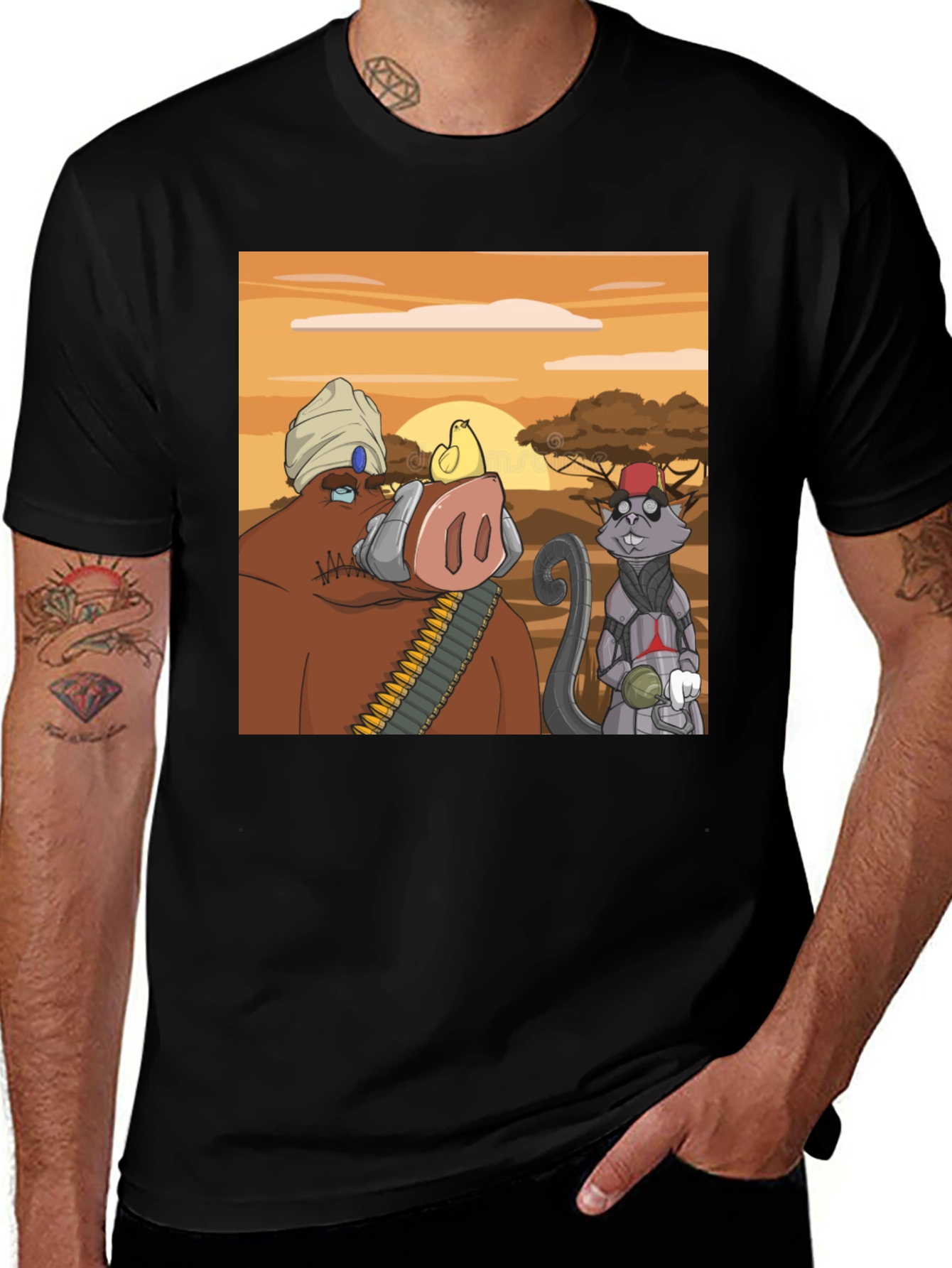 Variant 17 of Cartoon Character Graphic Tee