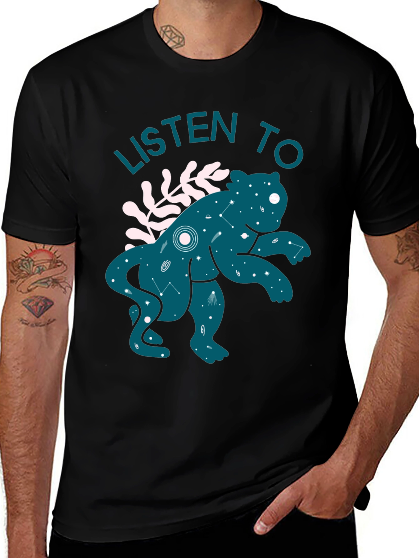 Variant 10 of Listen to the Universe Graphic T-Shirt