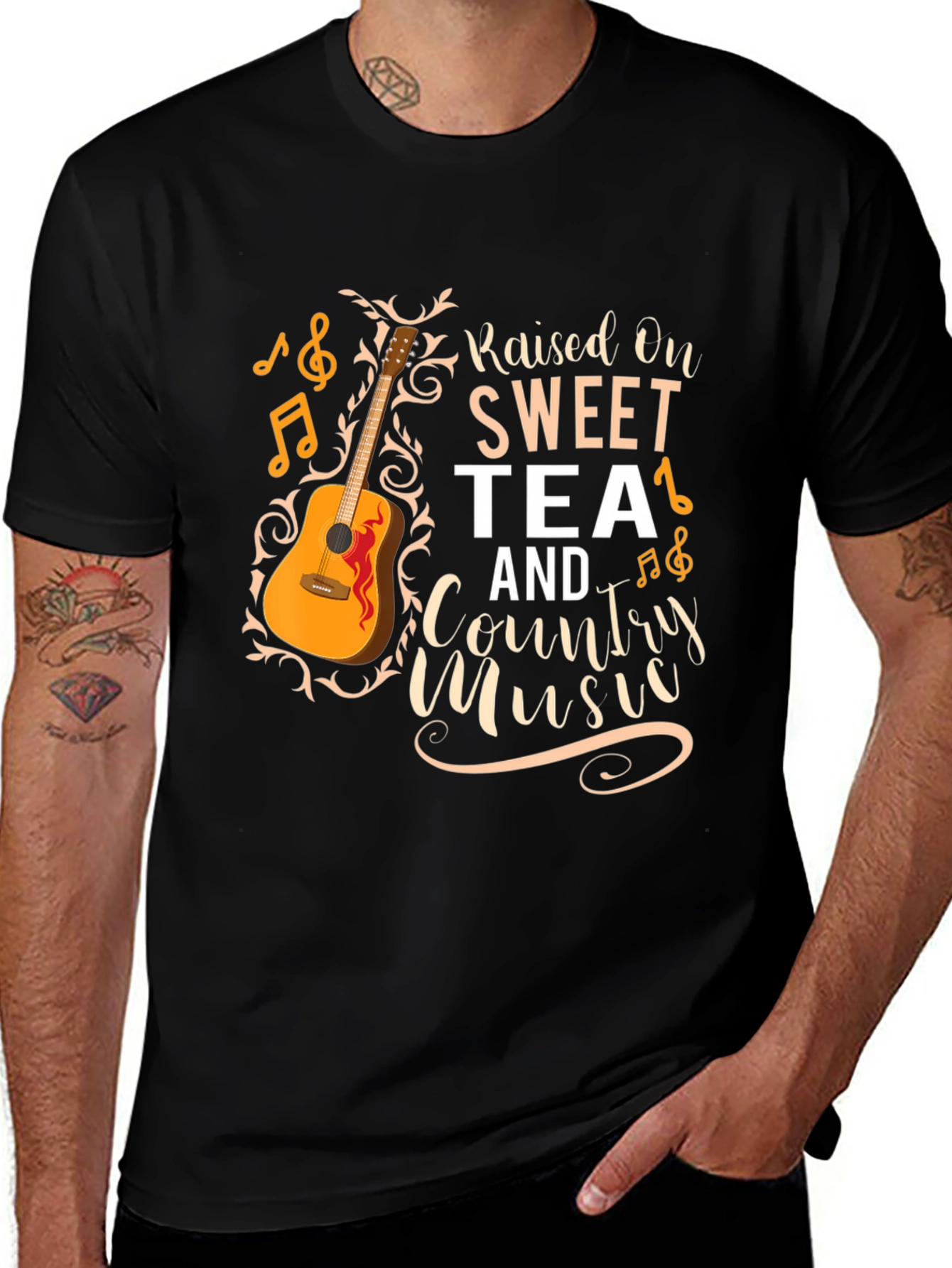 Variant 14 of Sweet Tea & Country Music Graphic Tee