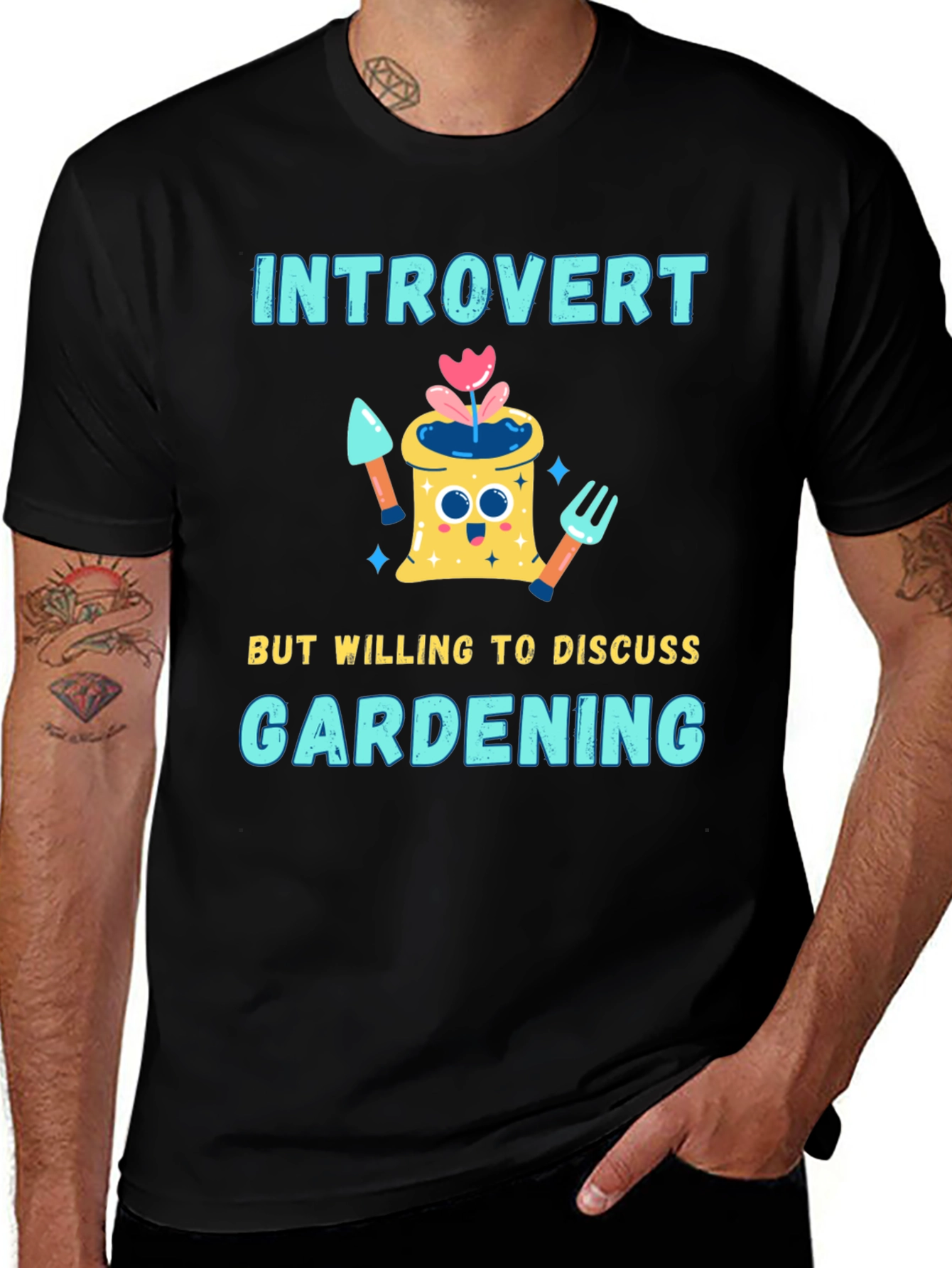 Variant 6 of Introvert Gardening T-Shirt