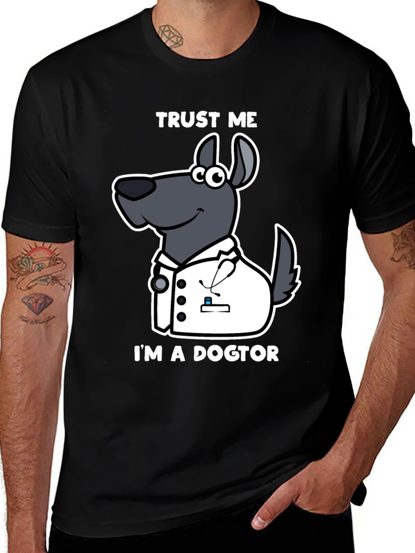 Variant 3 of Funny Dog Doctor T-Shirt