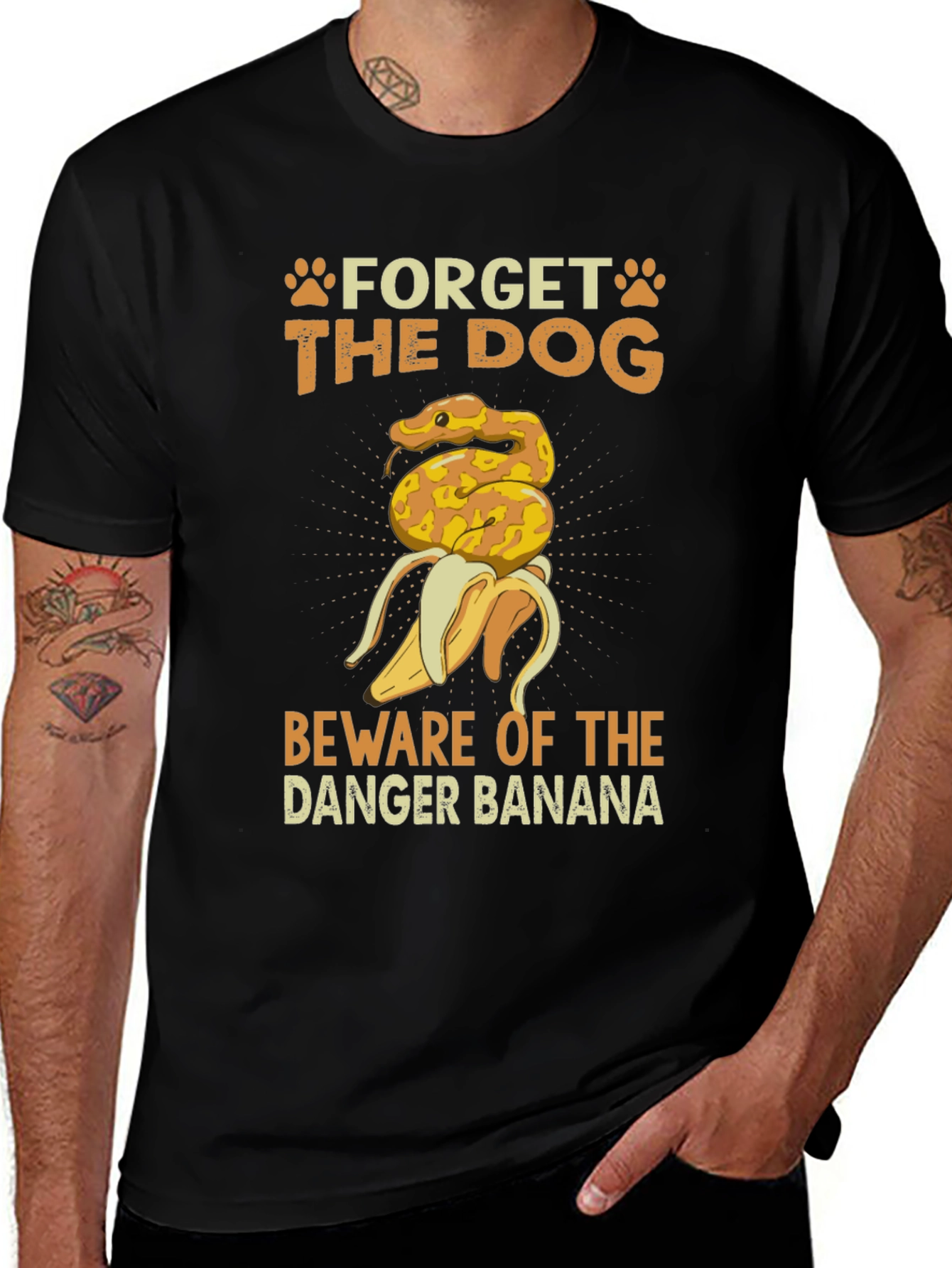 Variant 30 of Danger Banana Snake T-Shirt