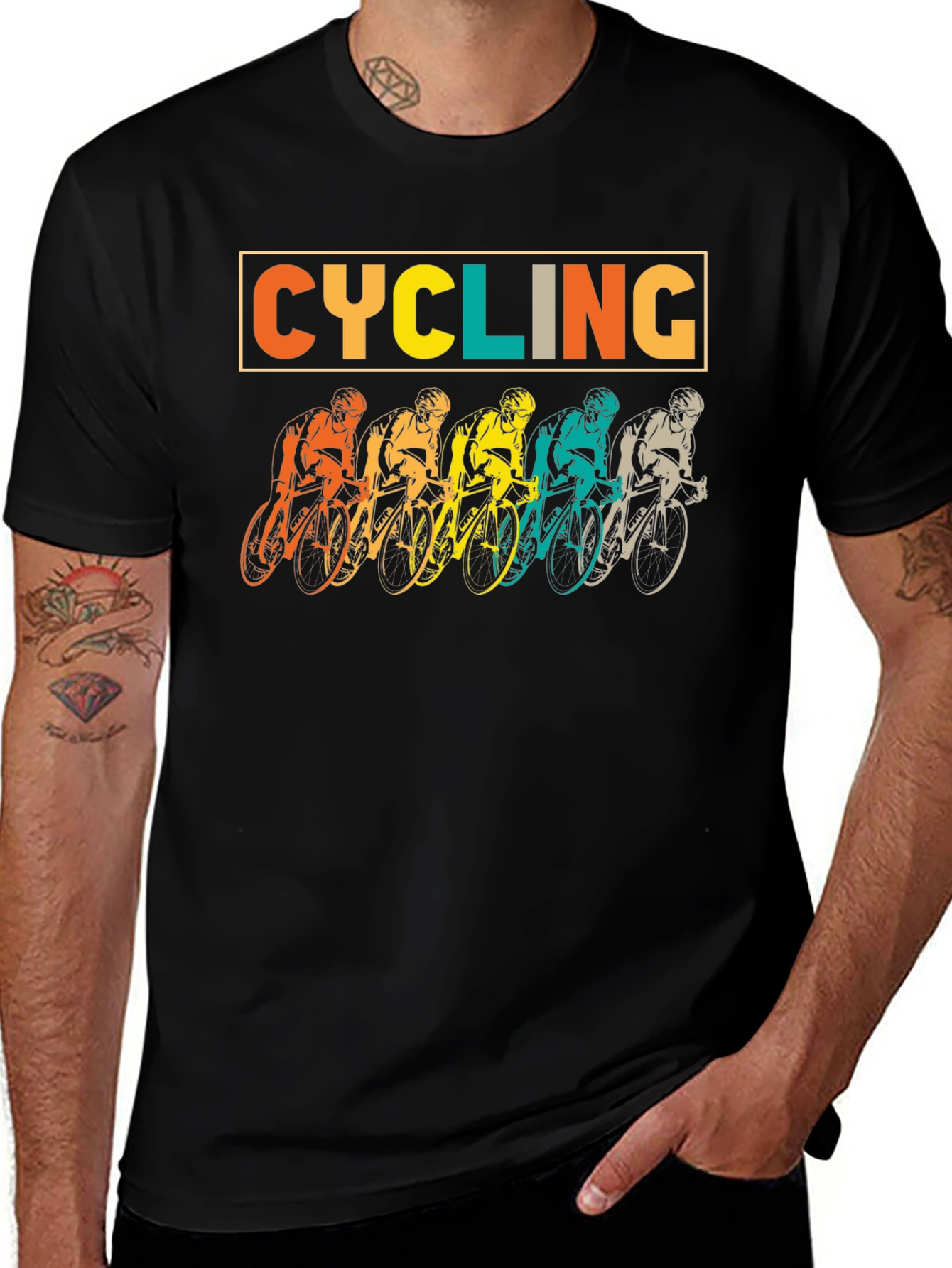 Variant 26 of Cycling Graphic T-Shirt