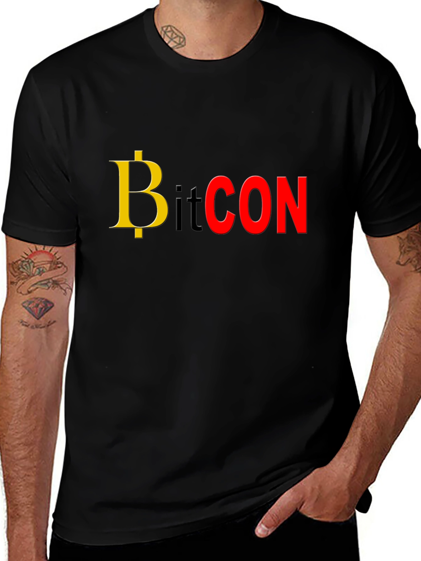Variant 30 of BitCON T-Shirt - Crypto Humor Tee