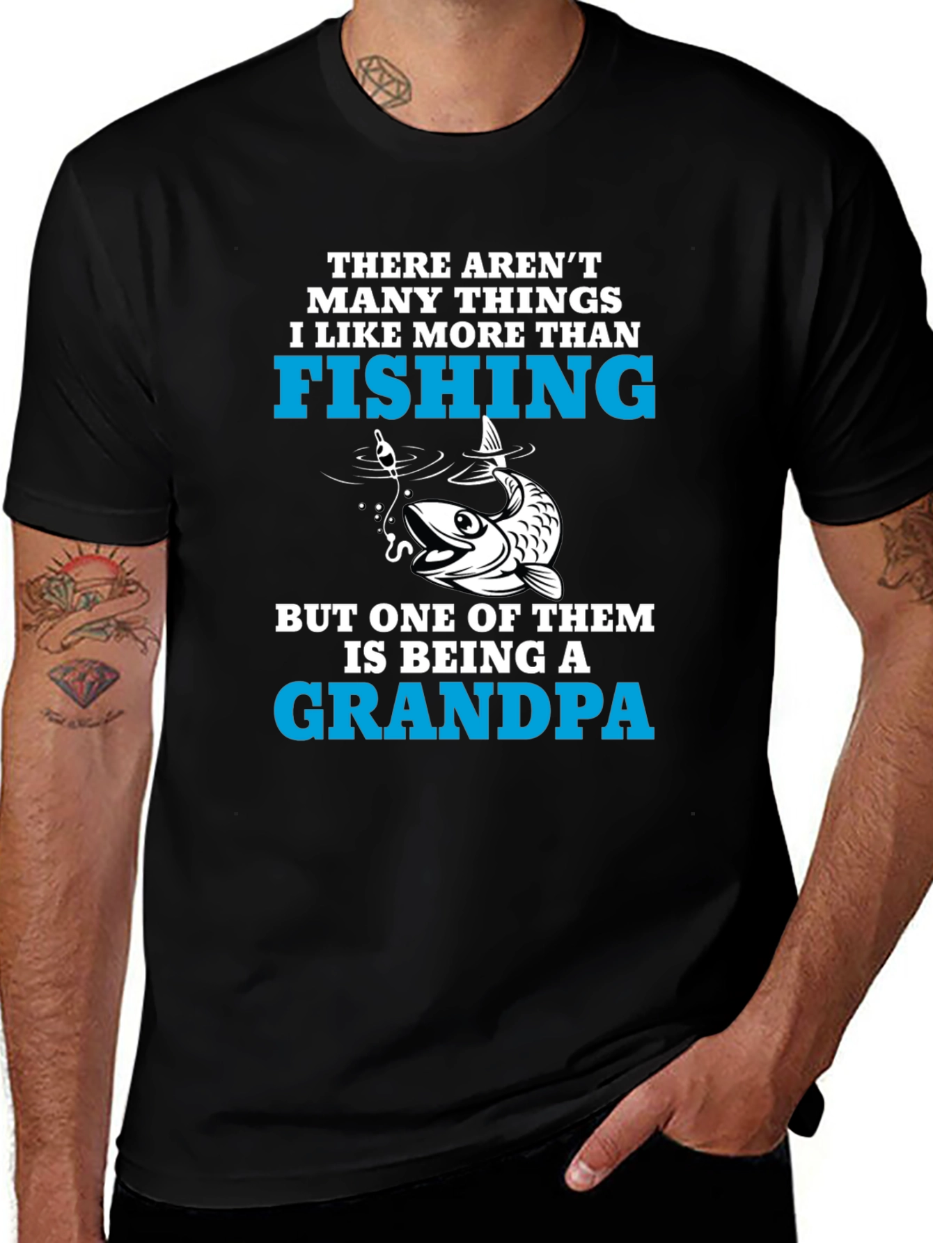 Variant 16 of Fishing Grandpa T-Shirt: Best Grandpa Ever