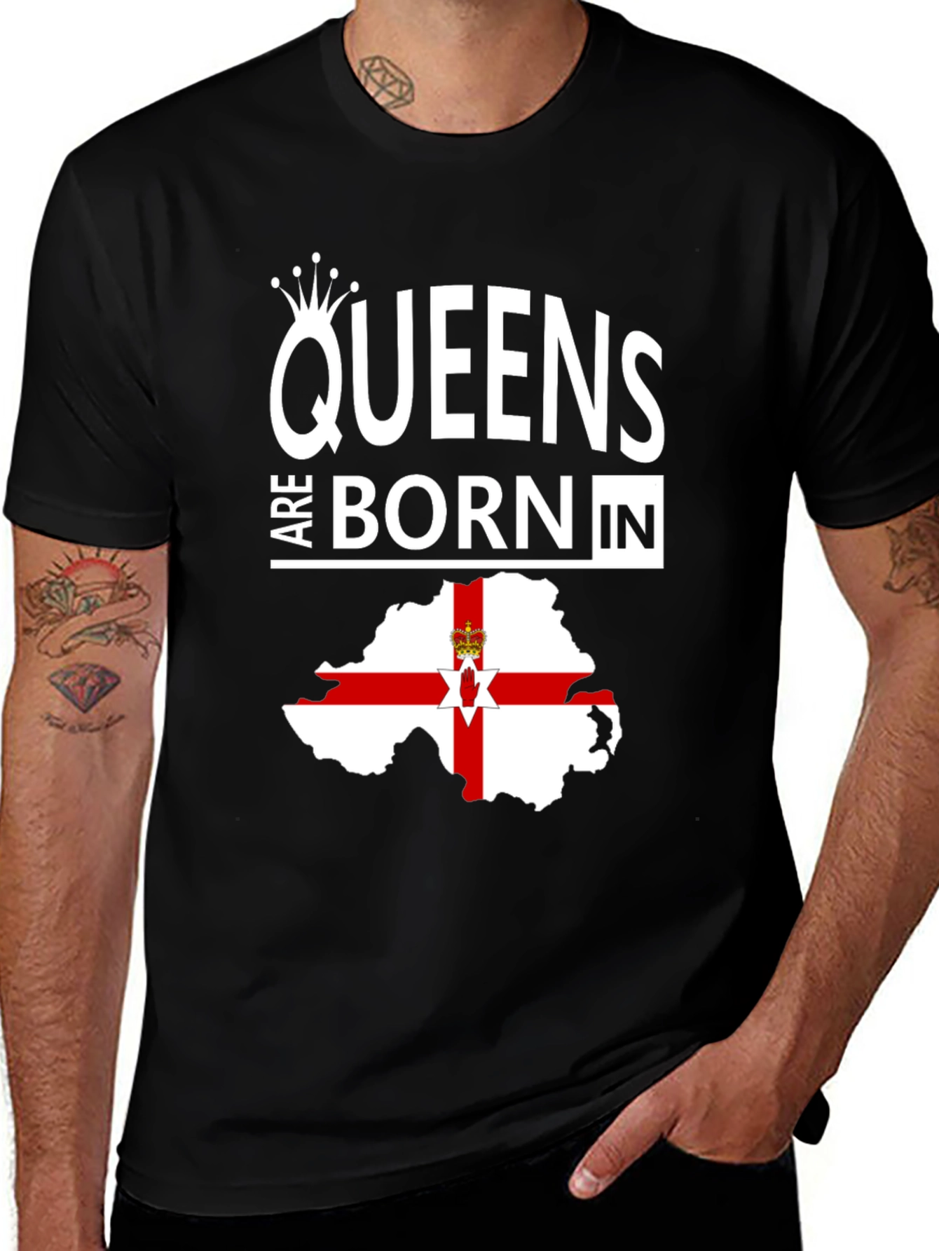 Queens Are Born In Northern Ireland T-Shirt