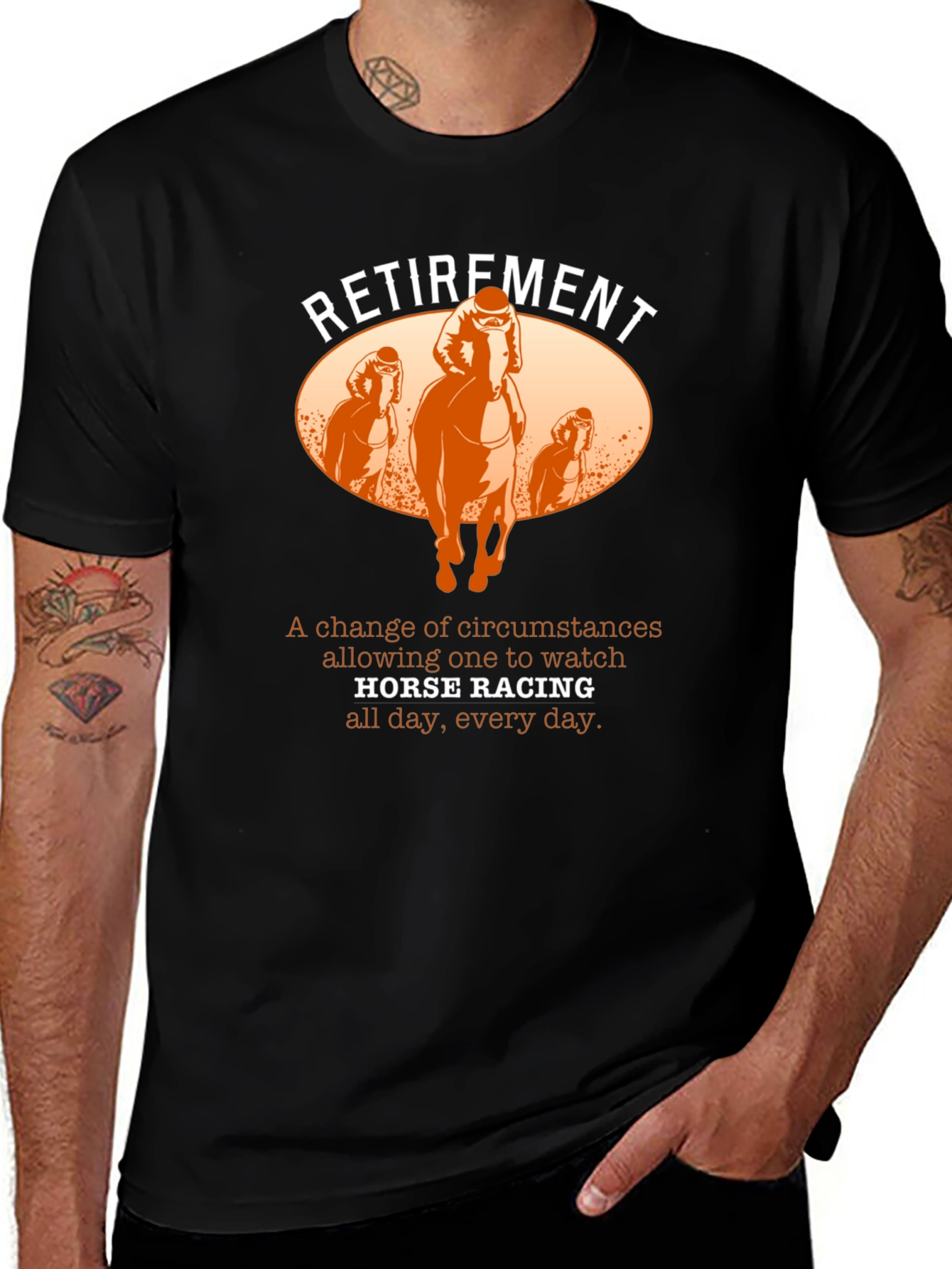 Variant 12 of Retirement Horse Racing T-Shirt