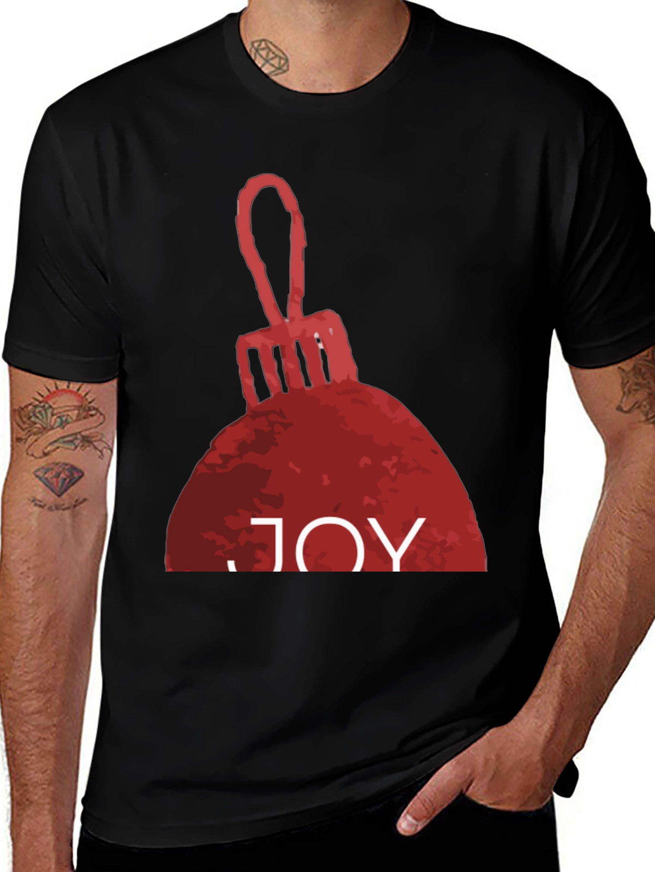 Holiday JOY Ornament Graphic Tee