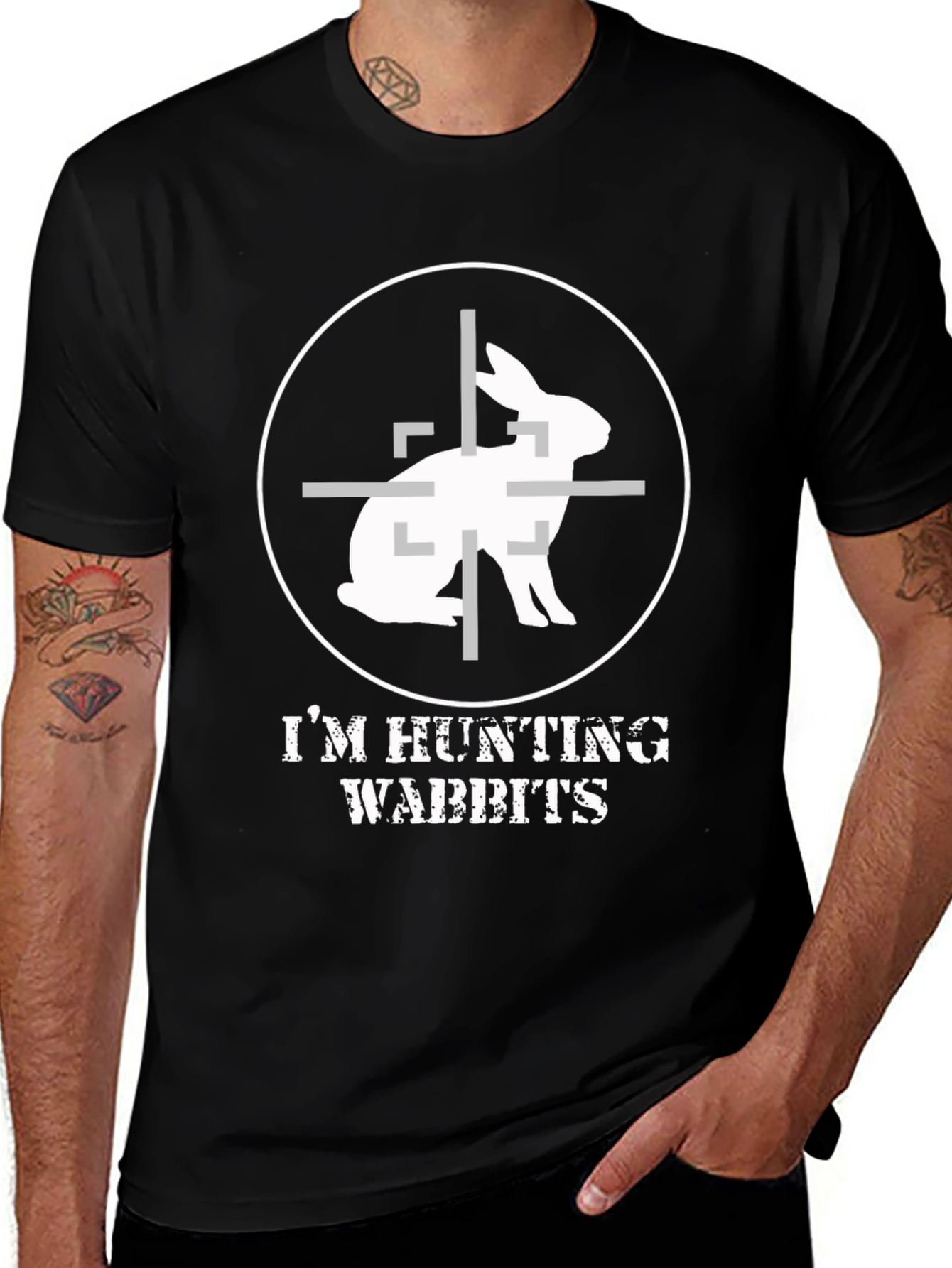 Variant 23 of I'm Hunting Wabbits T-Shirt