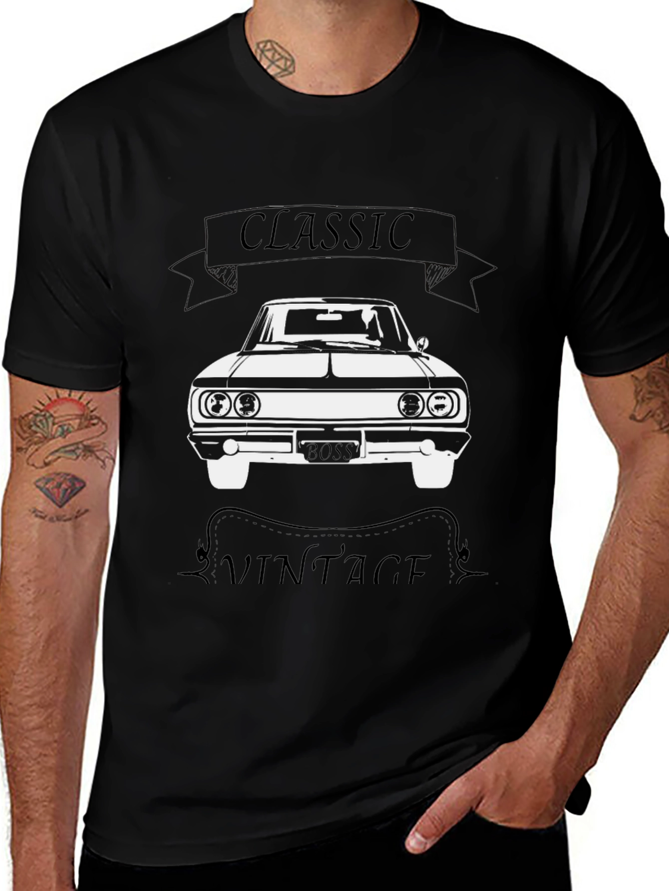 Variant 23 of Classic Vintage Car Graphic T-Shirt