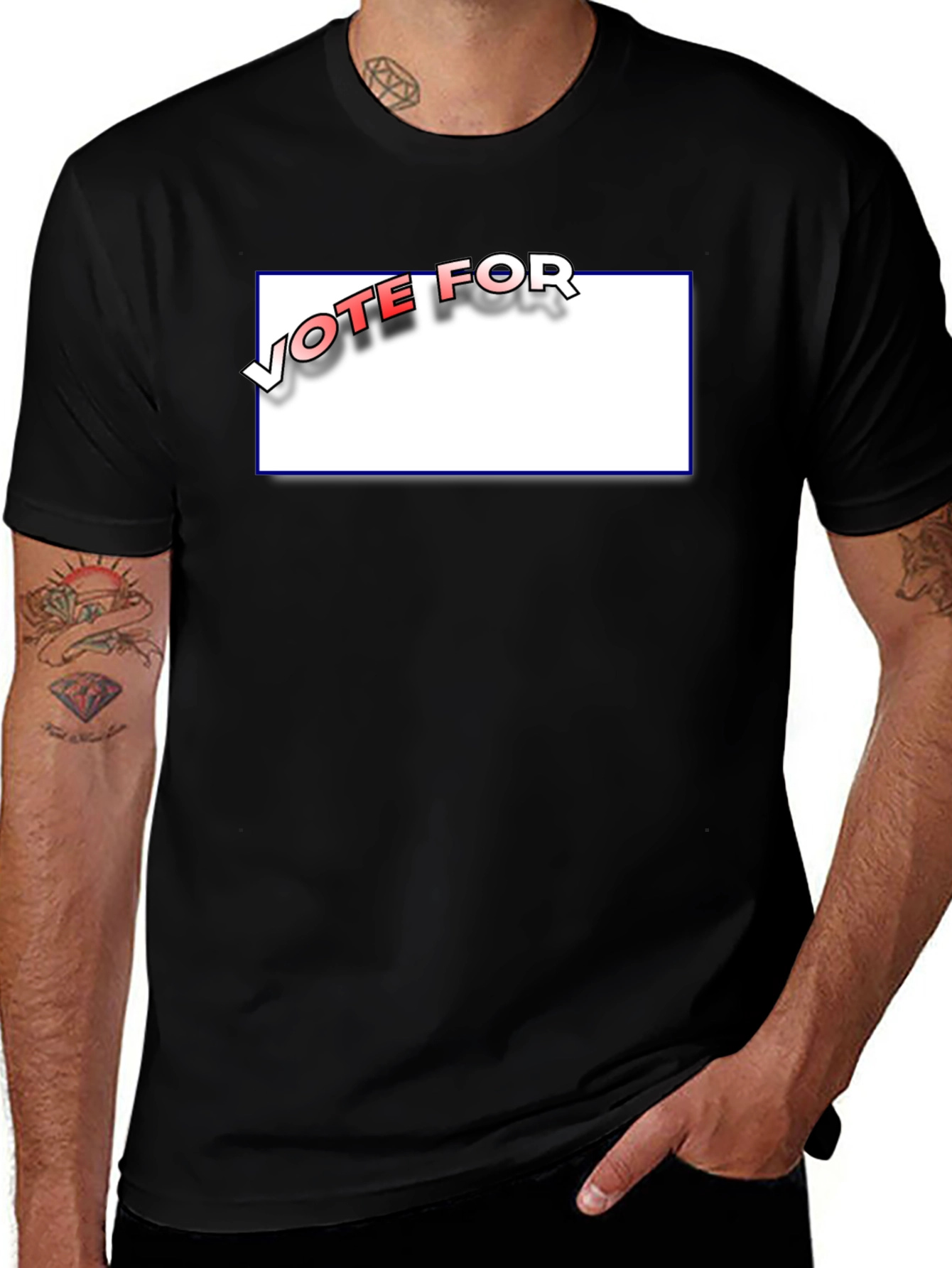 Variant 6 of Vote For Fill In The Blank Custom T-Shirt