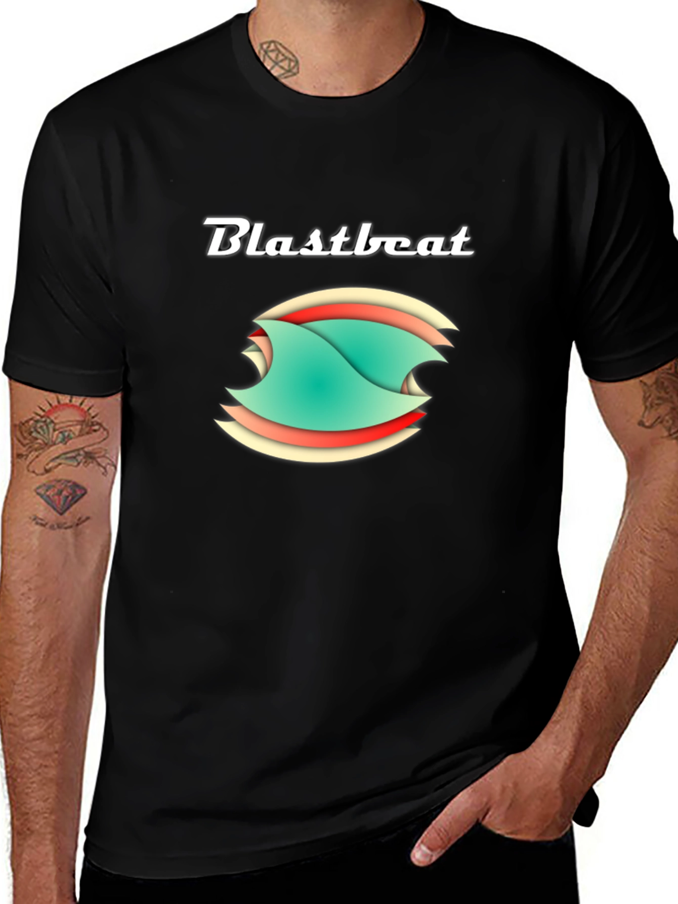 Variant 30 of Blastbeat Graphic Tee - Cool Design