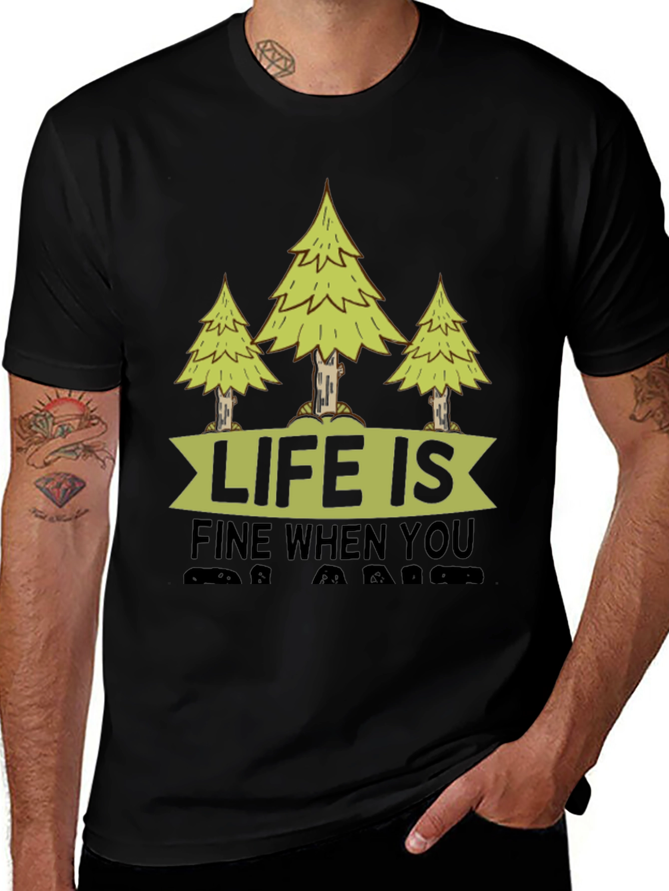 Life is Fine When You Camp T-Shirt