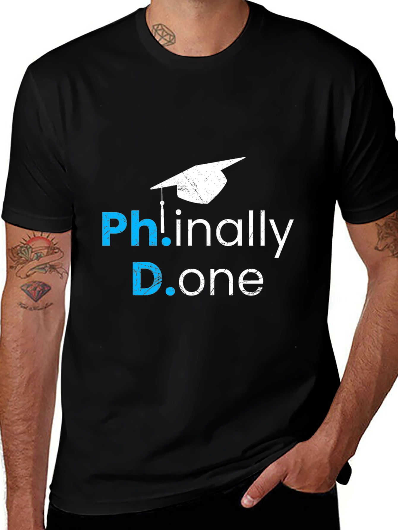 Variant 2 of PhD Graduation T-Shirt: Finally Done!