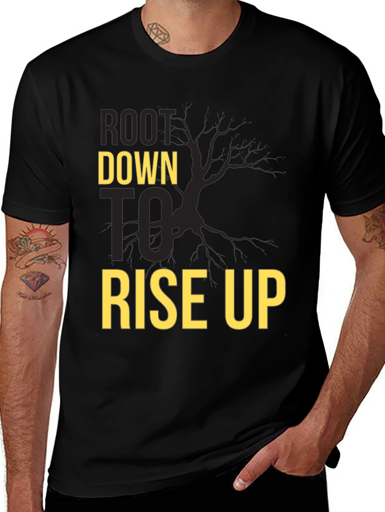 Variant 15 of Root Down Rise Up Graphic T-Shirt