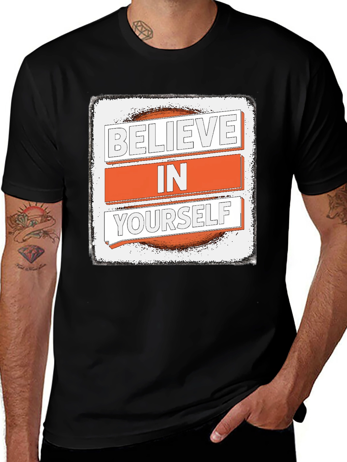Variant 17 of Believe In Yourself Graphic T-Shirt