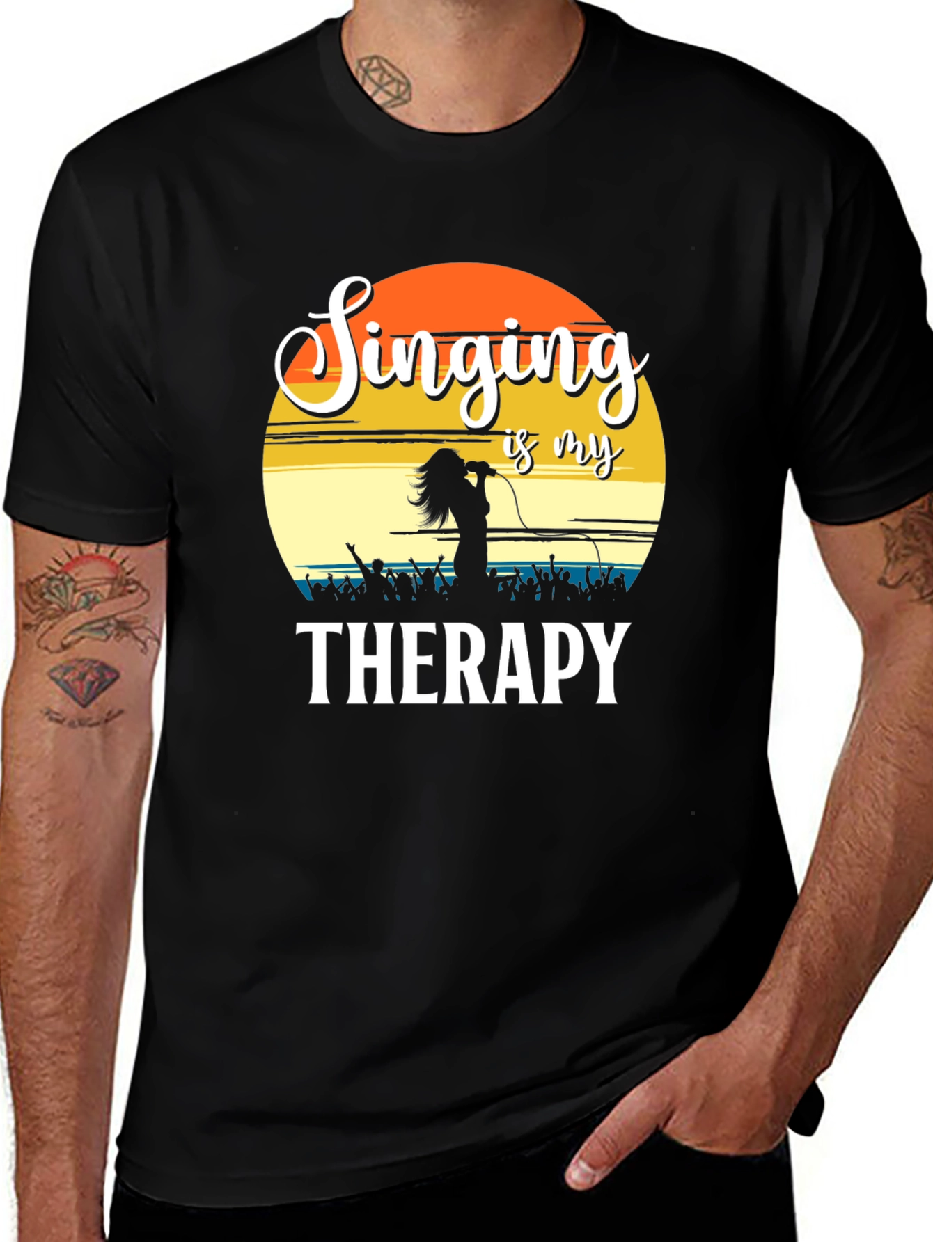 Variant 21 of Singing Is My Therapy Graphic Tee