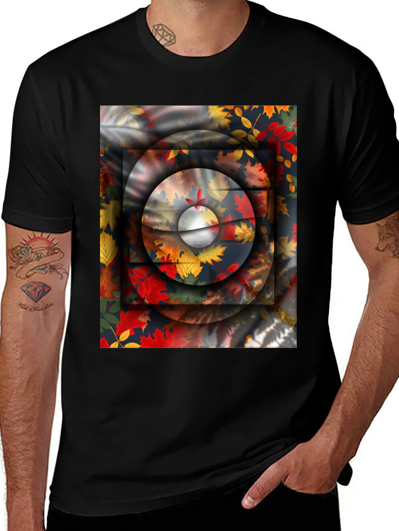 Variant 24 of Autumn Leaves Graphic T-Shirt