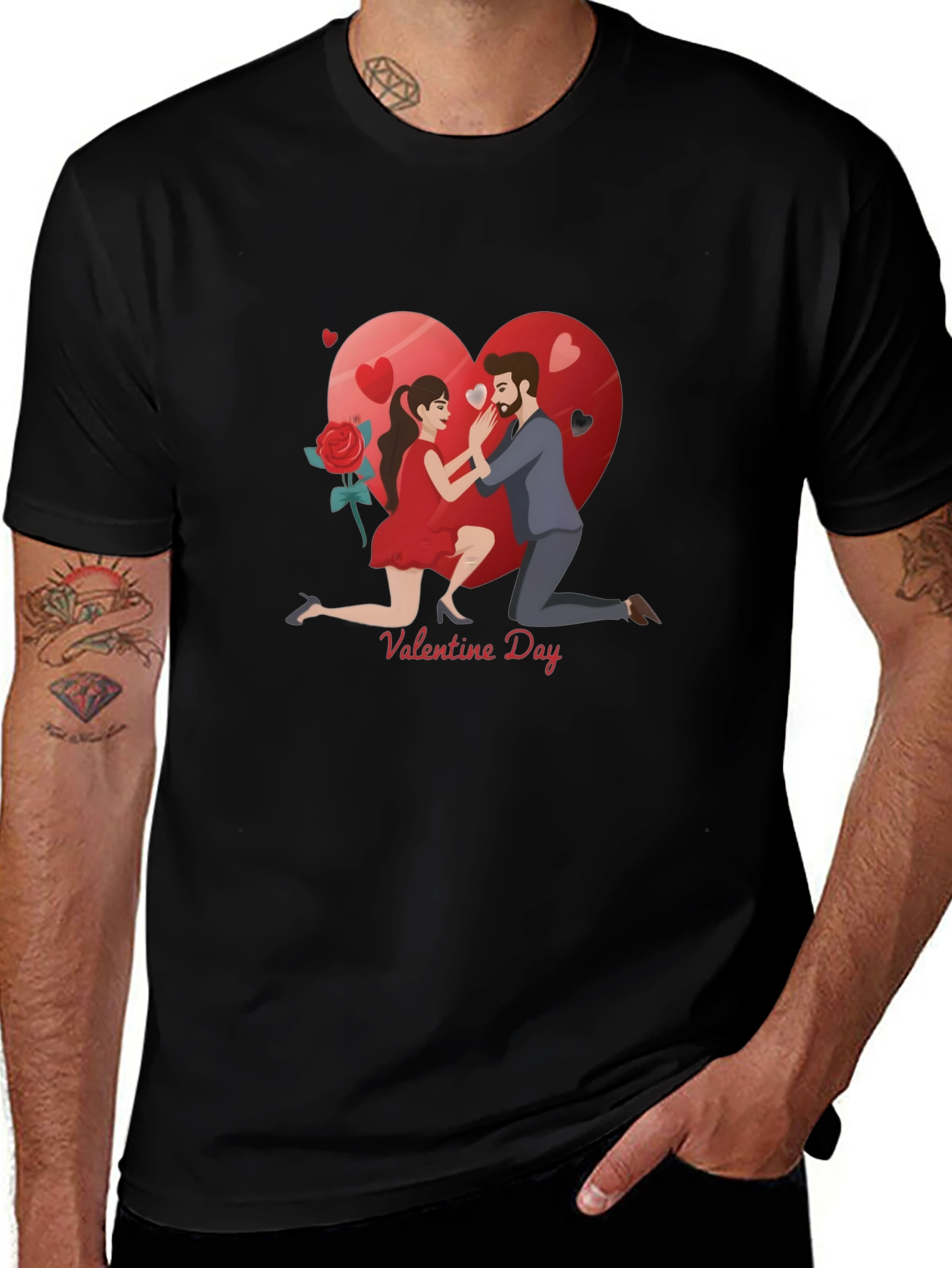 Variant 18 of Valentine's Day Proposal Graphic T-Shirt