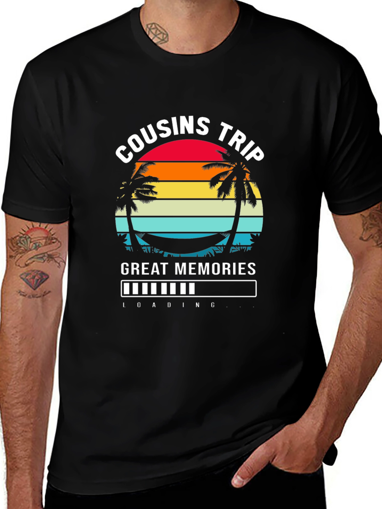 Cousins Trip T-Shirt - Great Memories Loading - Family Vacation Tee