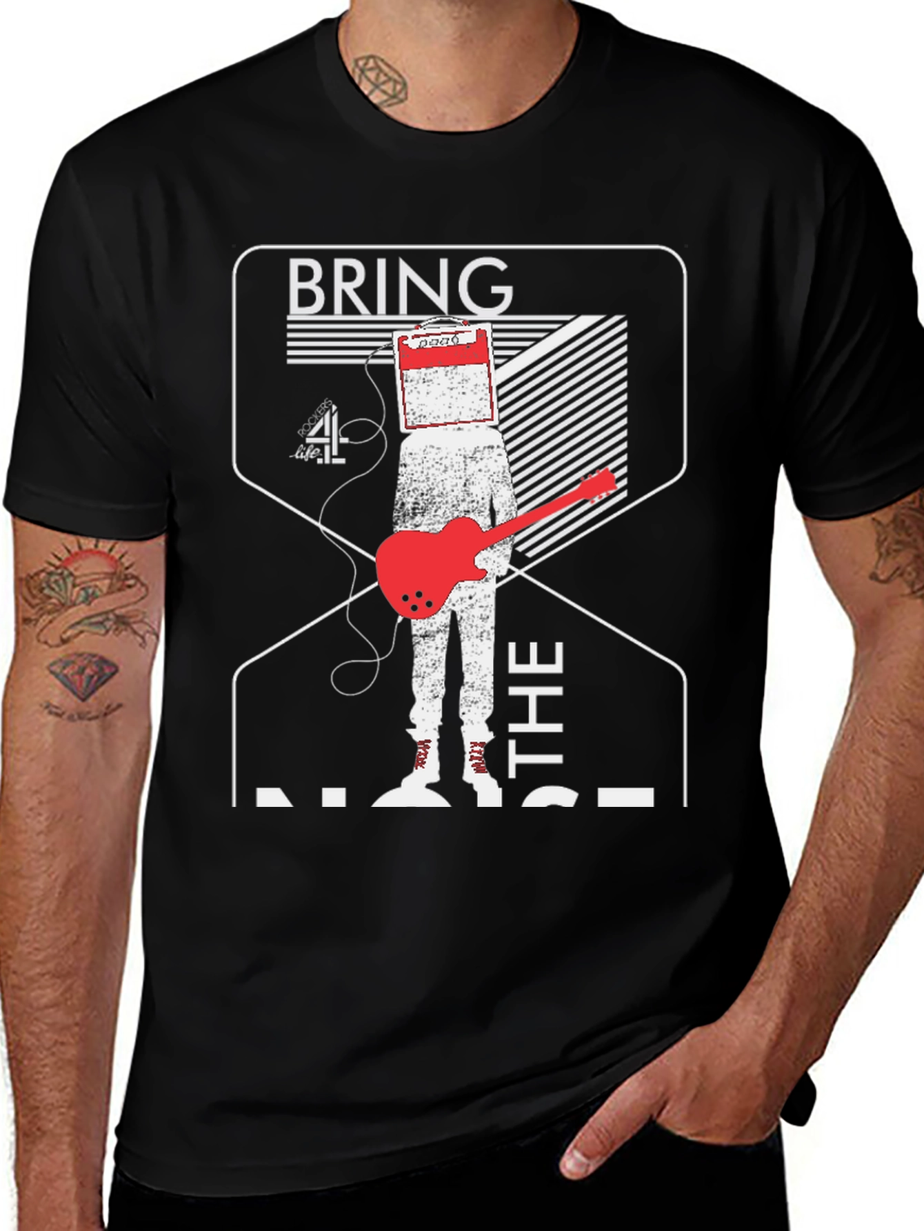 Variant 22 of Bring the Noise Graphic Tee - Black
