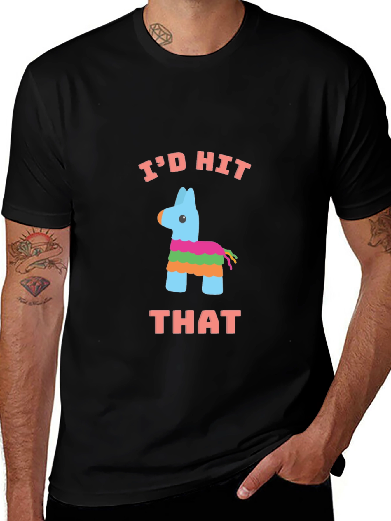Variant 8 of I'd Hit That Piñata T-Shirt