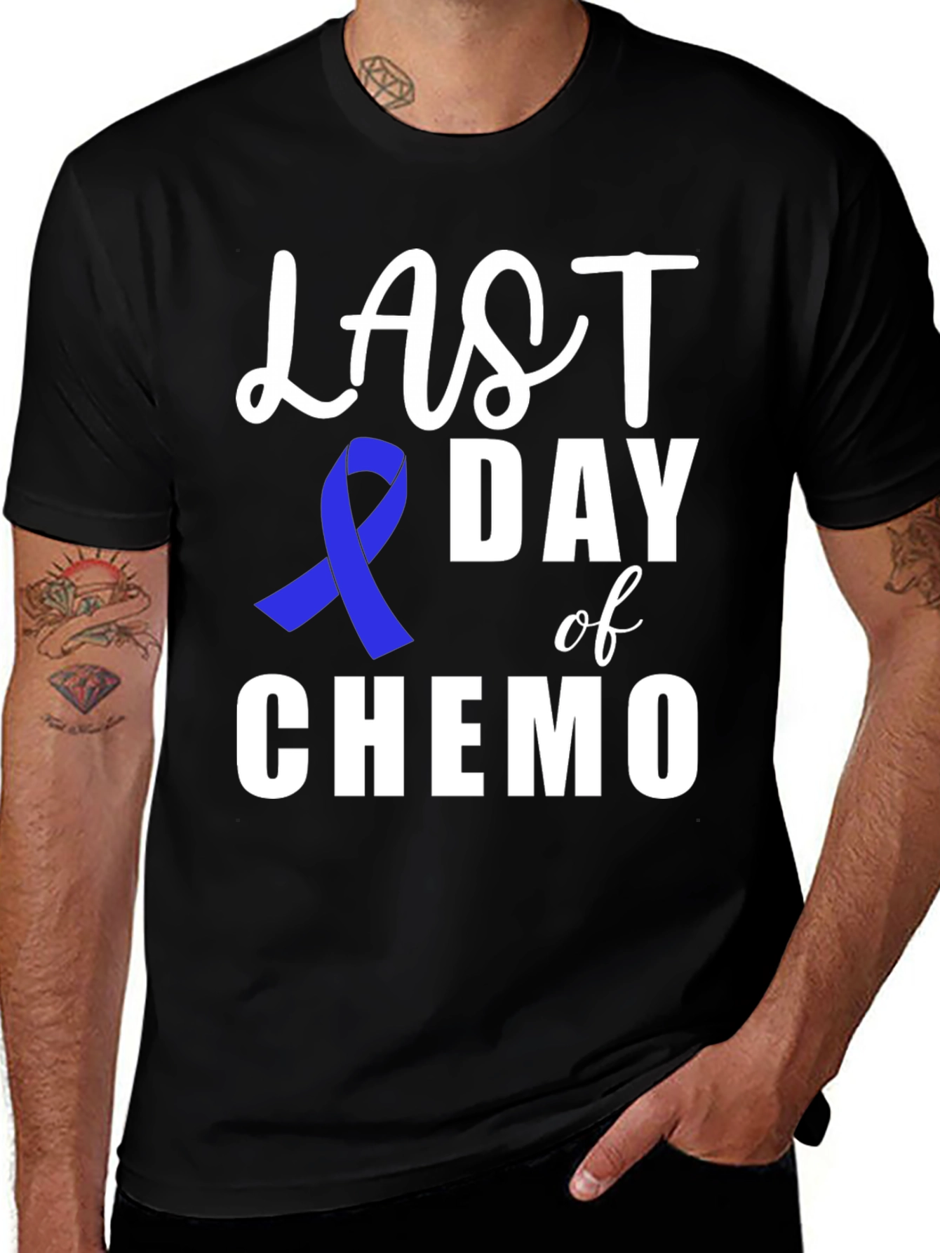 Variant 12 of Last Day of Chemo Cancer Awareness T-Shirt