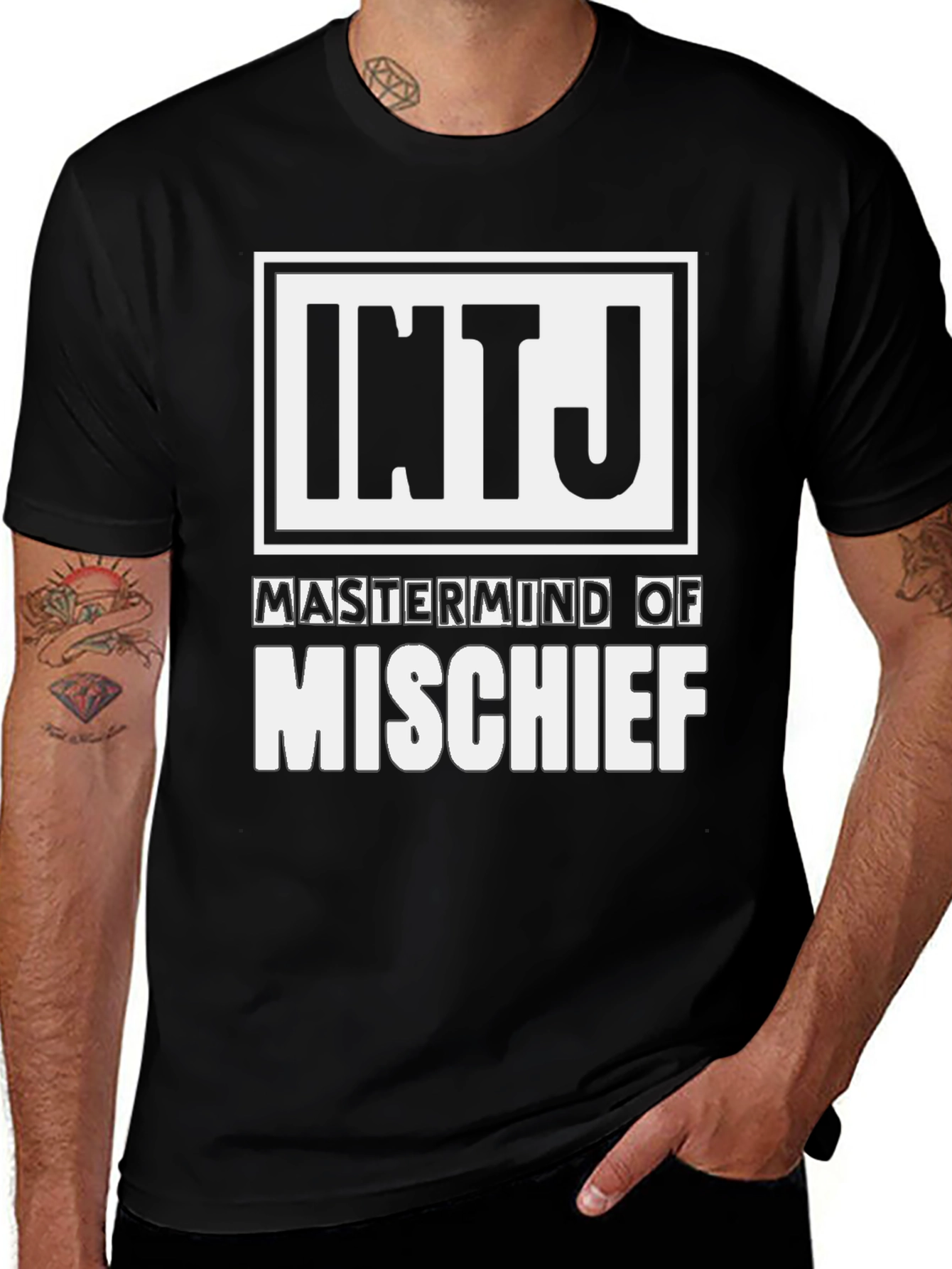INTJ Mastermind of Mischief Graphic T-Shirt