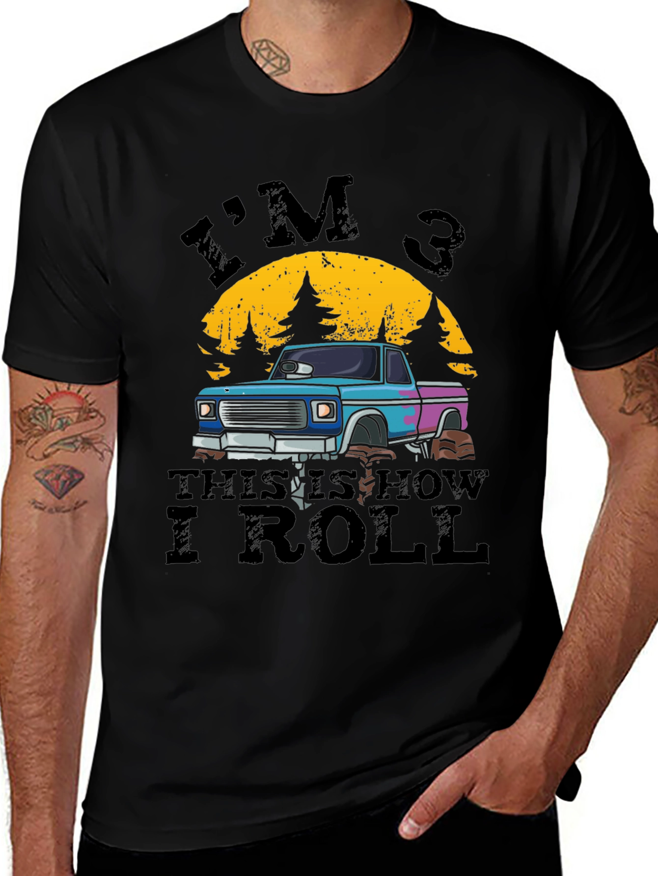 Variant 15 of I'm 3 This Is How I Roll T-Shirt