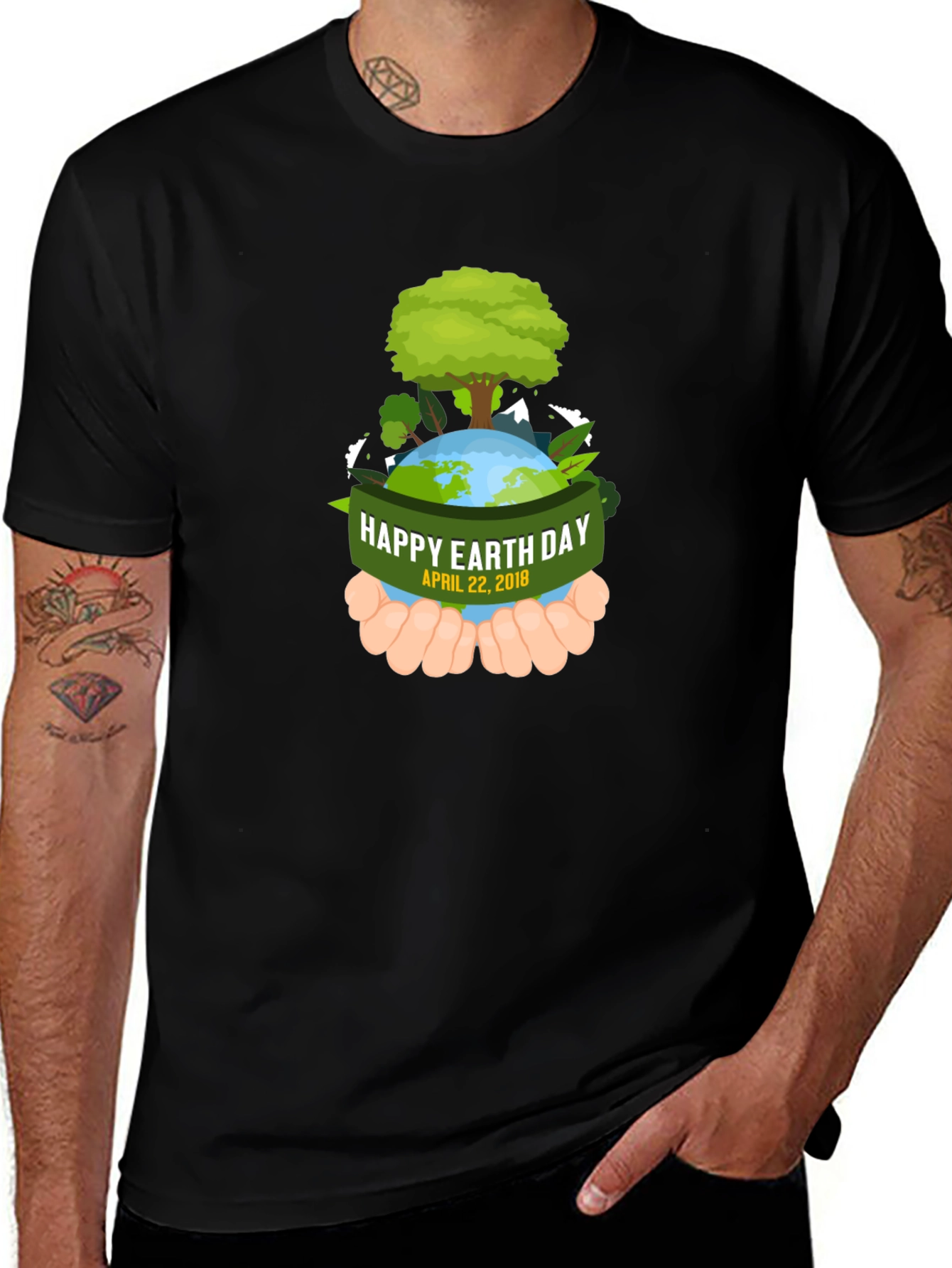 Earth Day Tee - Happy Earth Day April 22, 2018 - Unisex