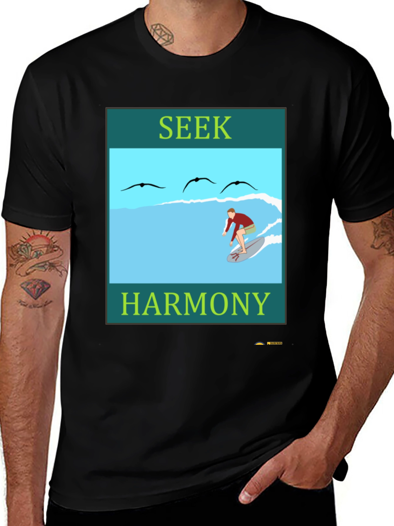 Seek Harmony Surfing T-Shirt - Relaxed Fit
