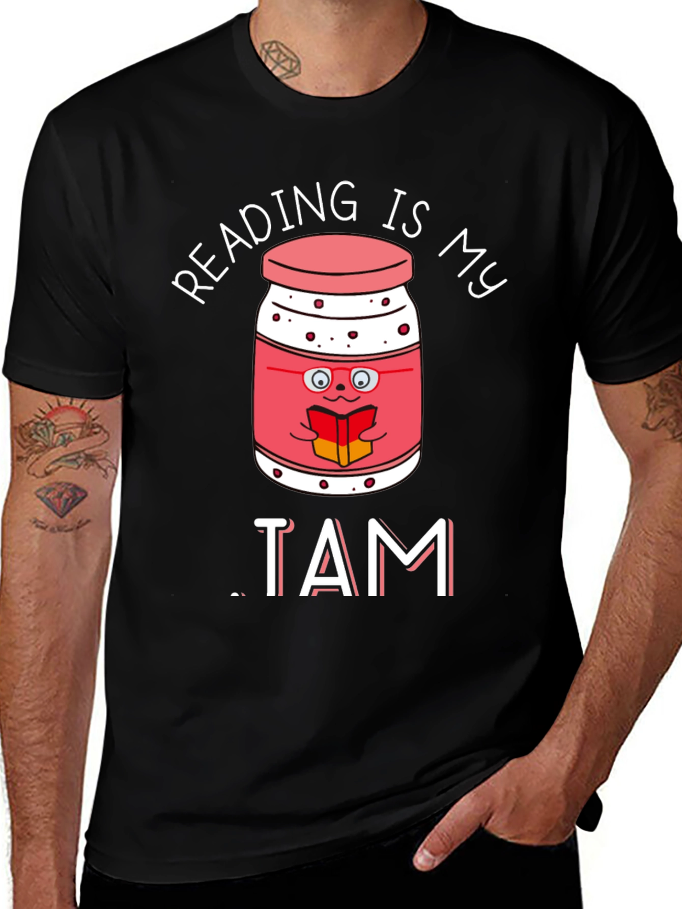 Variant 23 of Reading is My Jam T-Shirt - Book Lover's Tee
