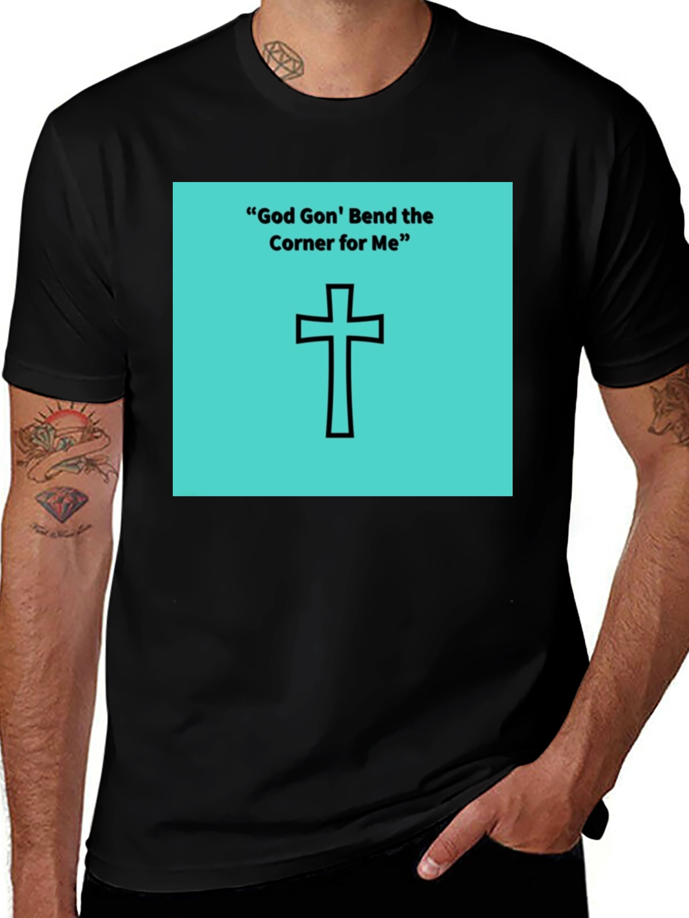 Variant 7 of God Gon' Bend the Corner T-Shirt