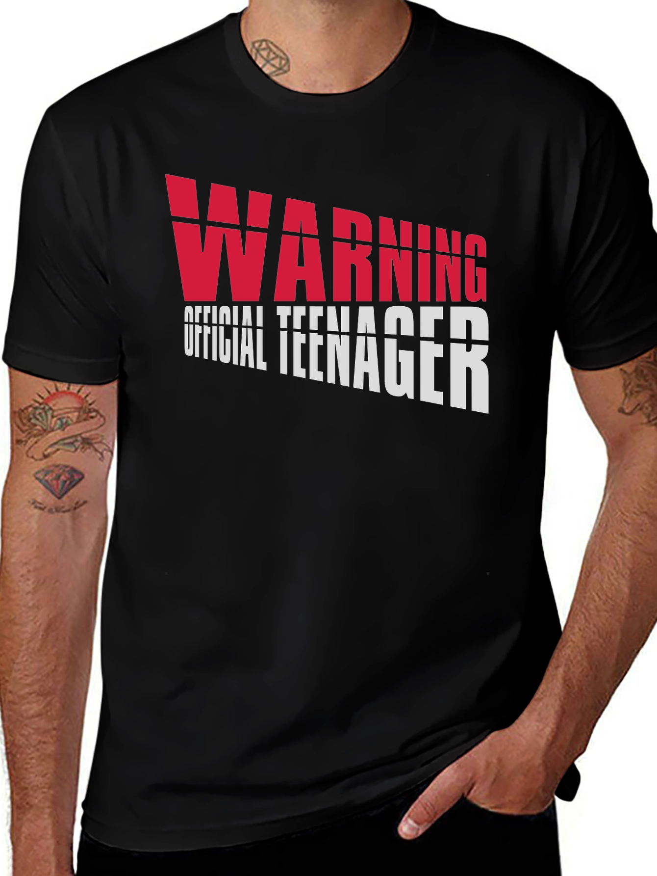 Variant 6 of Warning Official Teenager Graphic T-Shirt