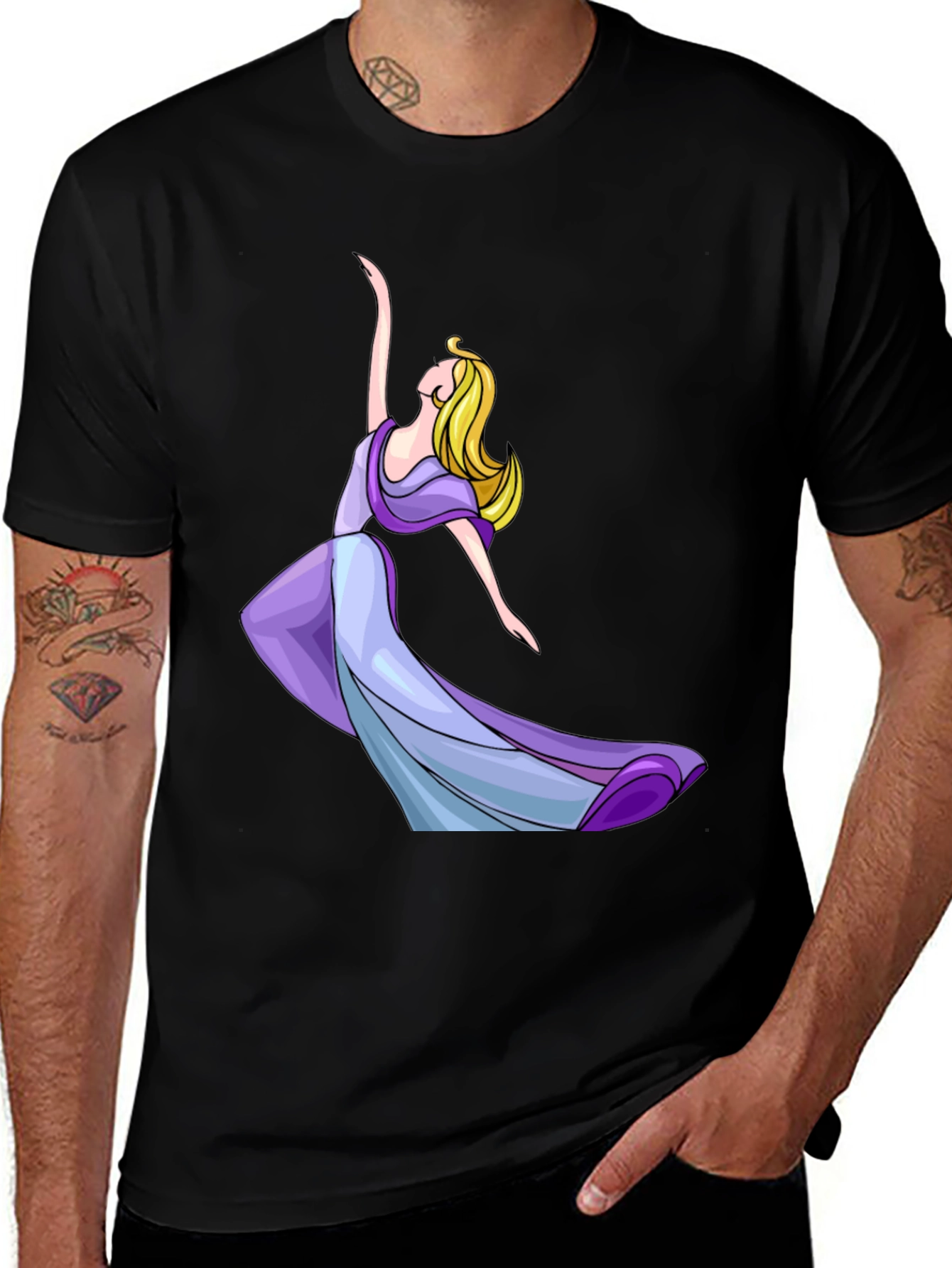 Aurora Cartoon T-Shirt