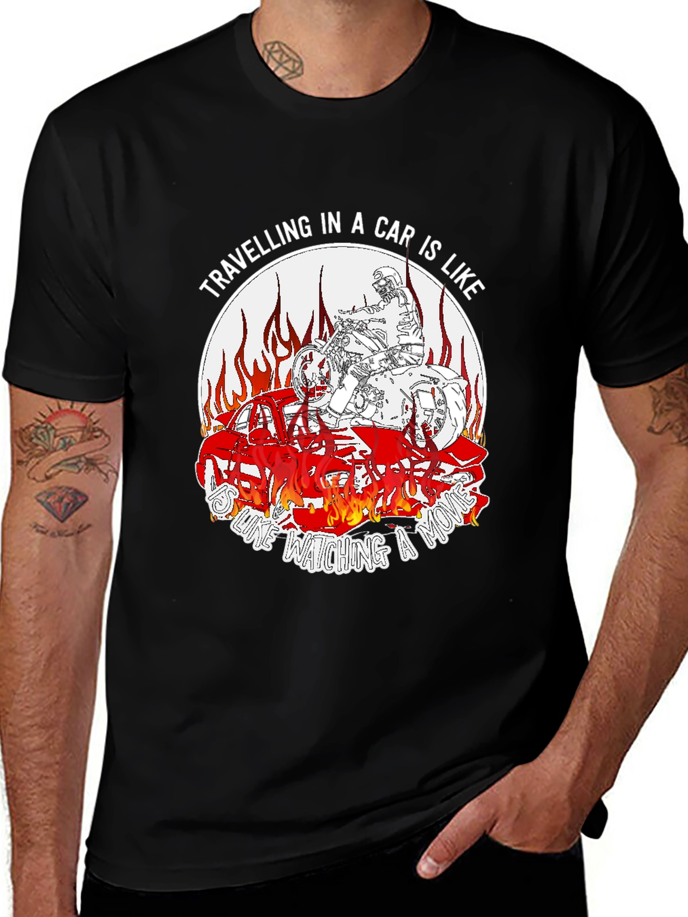 Variant 5 of Motorcycle Ride T-Shirt